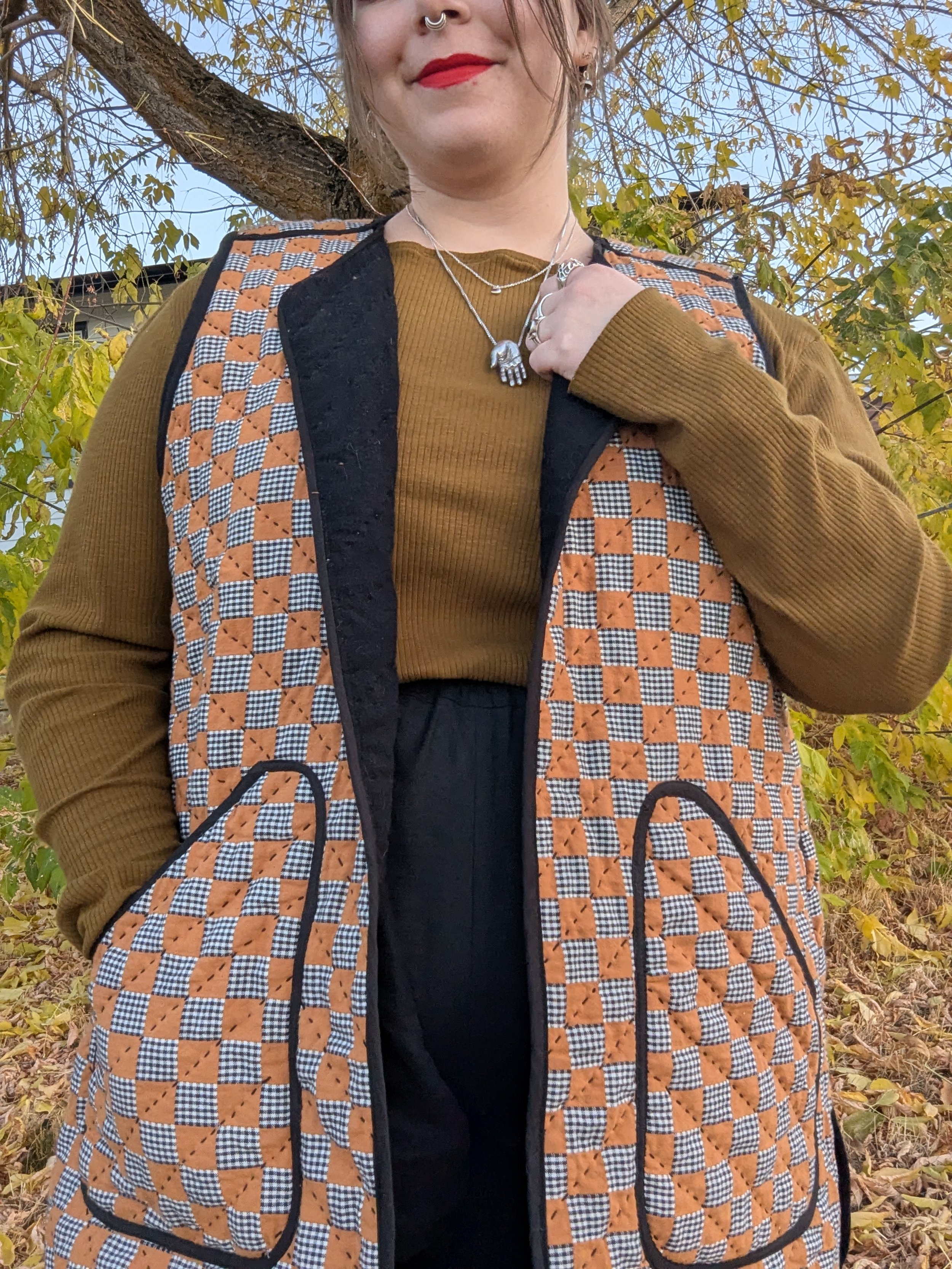 Hand Quilted Wildwood Vest