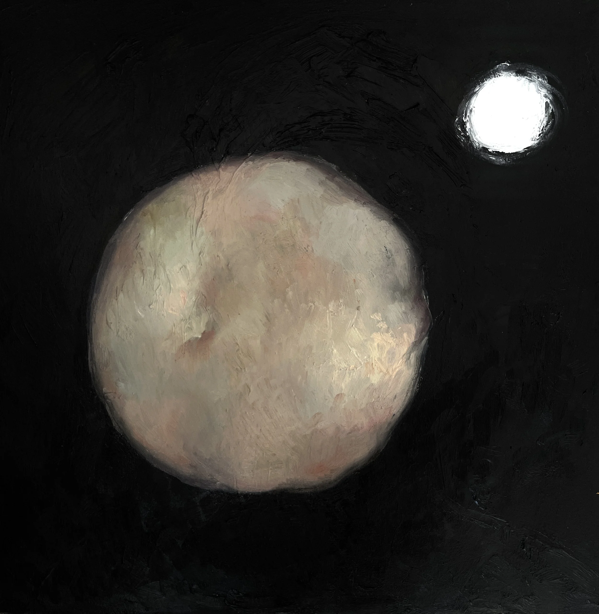 «The Body finding God», 40x40 cm