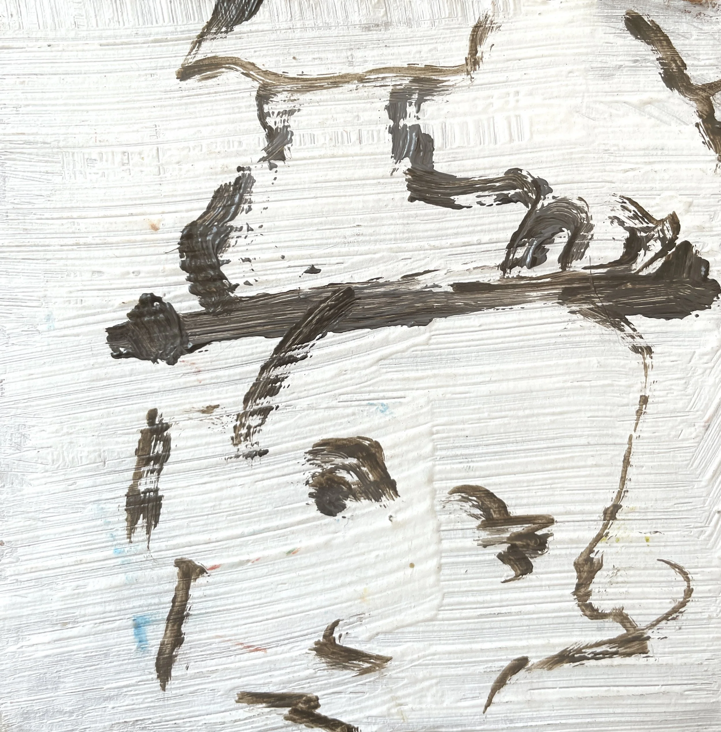 «Self-destruction», 10x10 cm