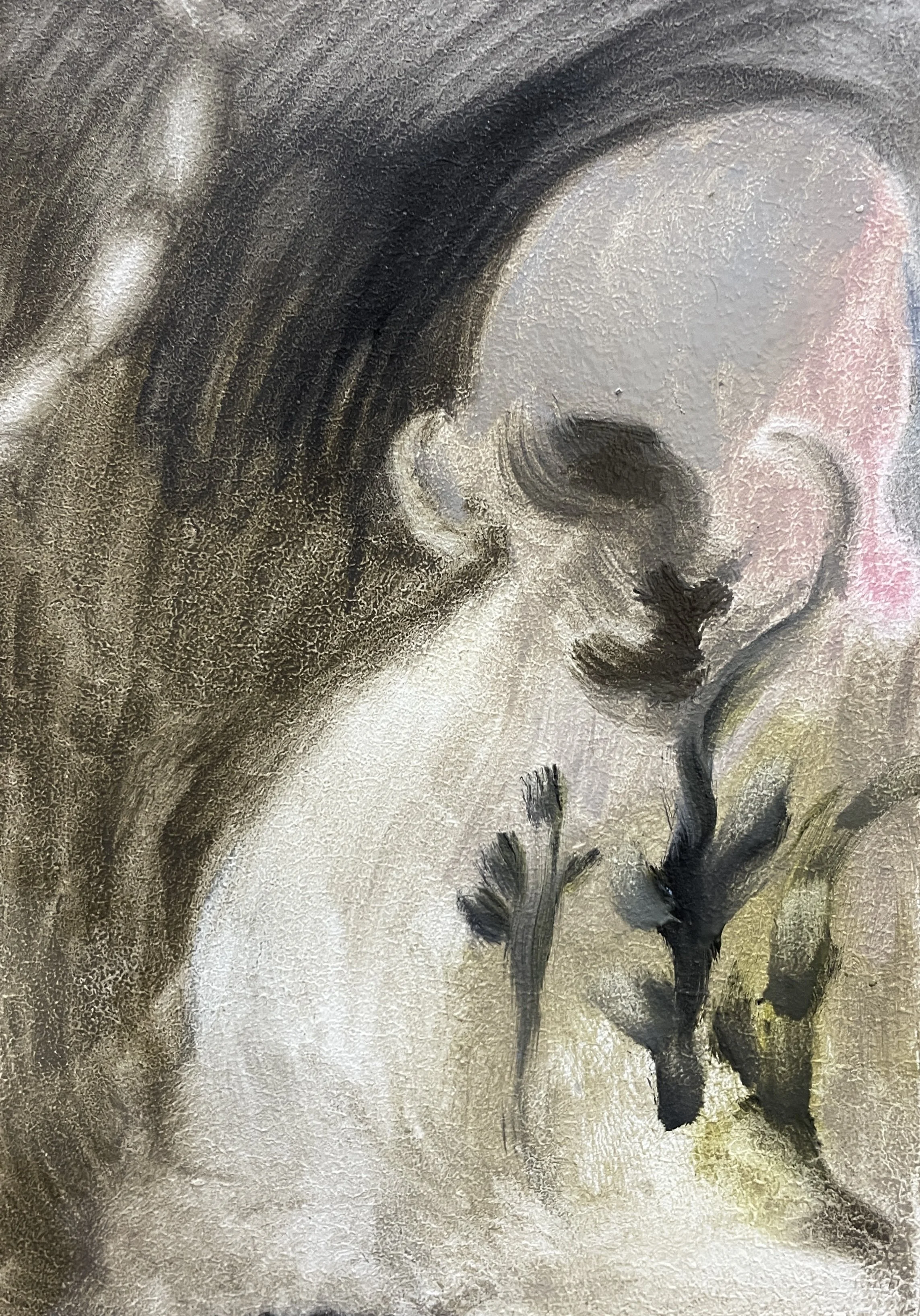 «He was starved to death for stealing some grain», 10x15 cm