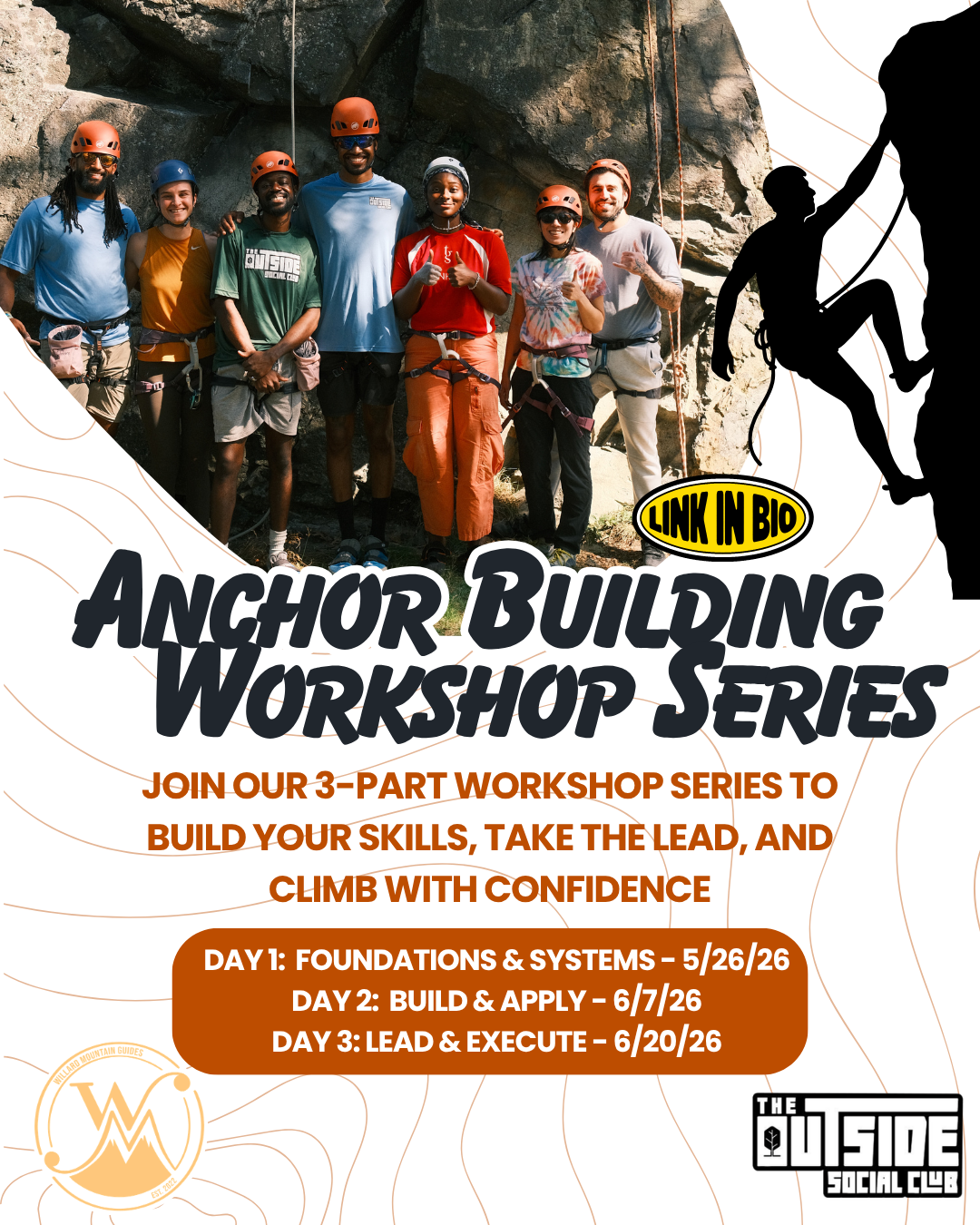 Anchor Building Workshop Series with Willard Mountain Guides