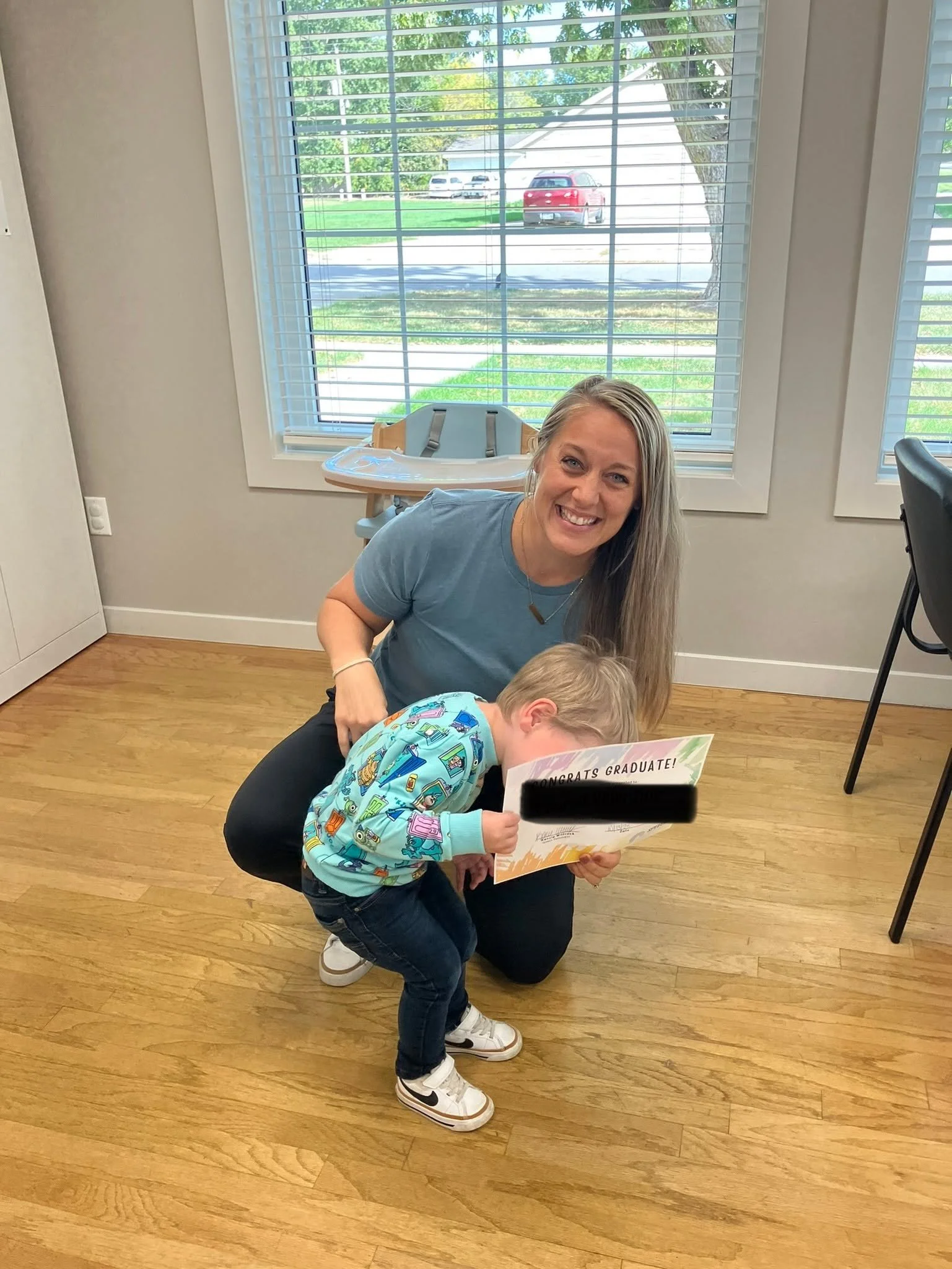 🫣Peek-a-Boo! We see a Speech Pathways graduate 🎓✨ 

This sweet boy worked so hard and is ready to show off his awesome, new language skills! We&rsquo;re so proud of you! 👏