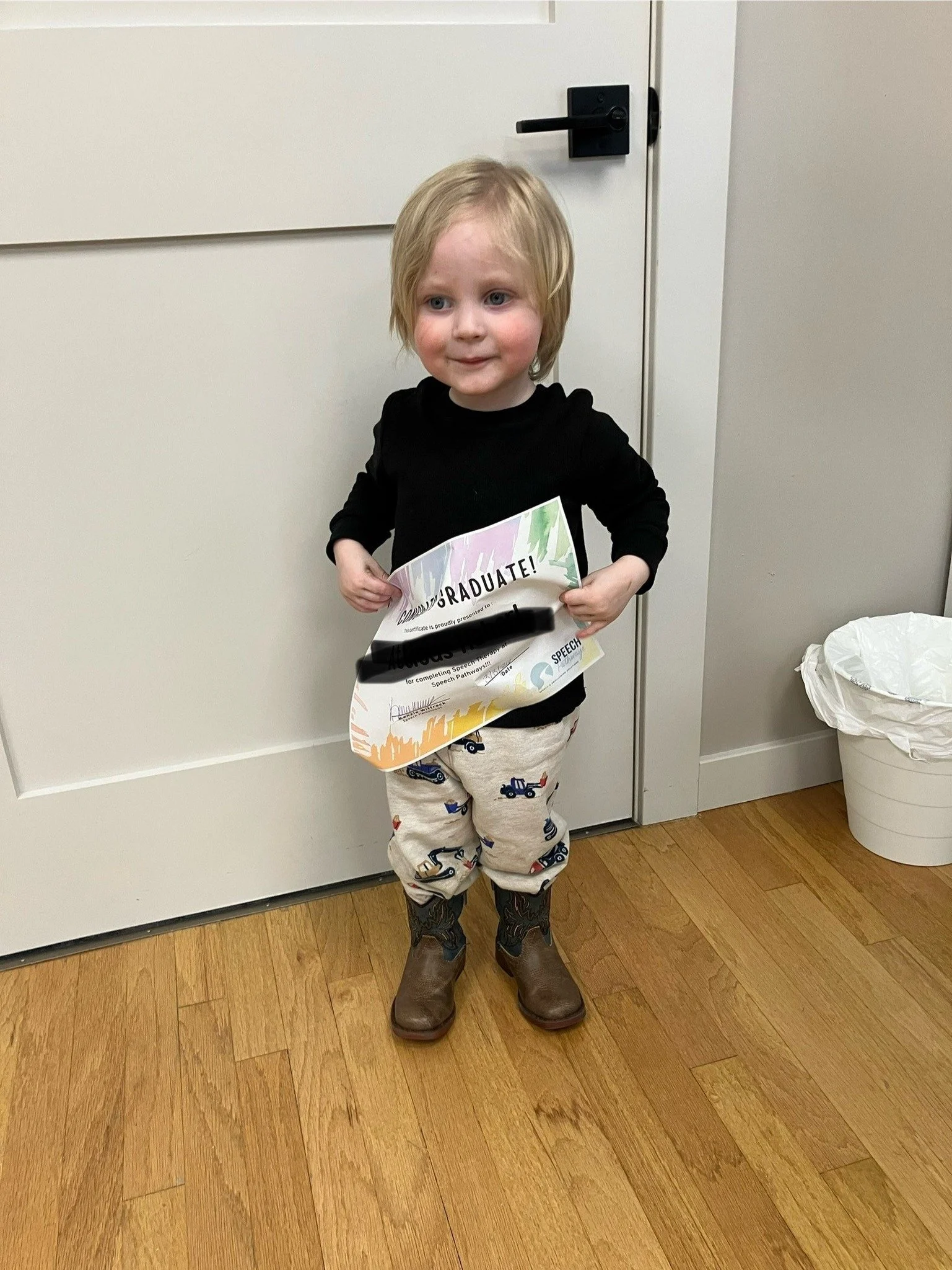 Wild, silly, and full of personality 🤪

This kiddo graduated speech therapy and busted out the door on his way out! 🚪💨

So proud of all his (and mom and dad's) hard work!