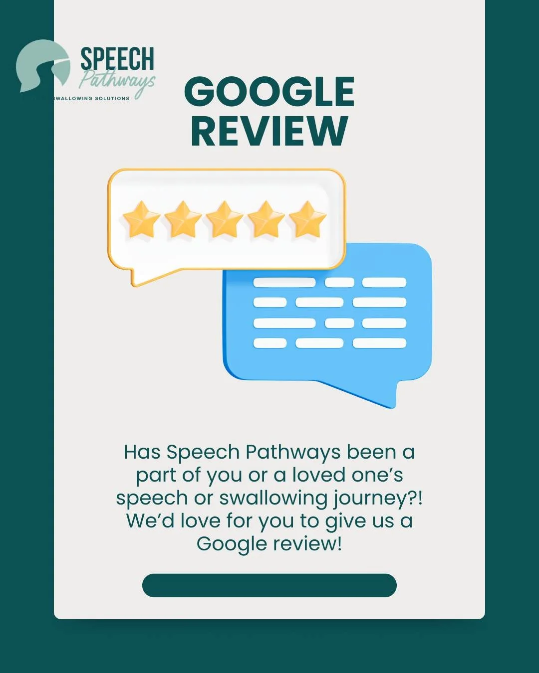⭐️ Friday Fun ⭐️

It&rsquo;s Friday, and we&rsquo;re feeling extra grateful for our amazing families, patients, and community as we're celebrating turning TWO this month! 💙

Has Speech Pathways been a part of you or a loved one's journey?!
✅ Leave u