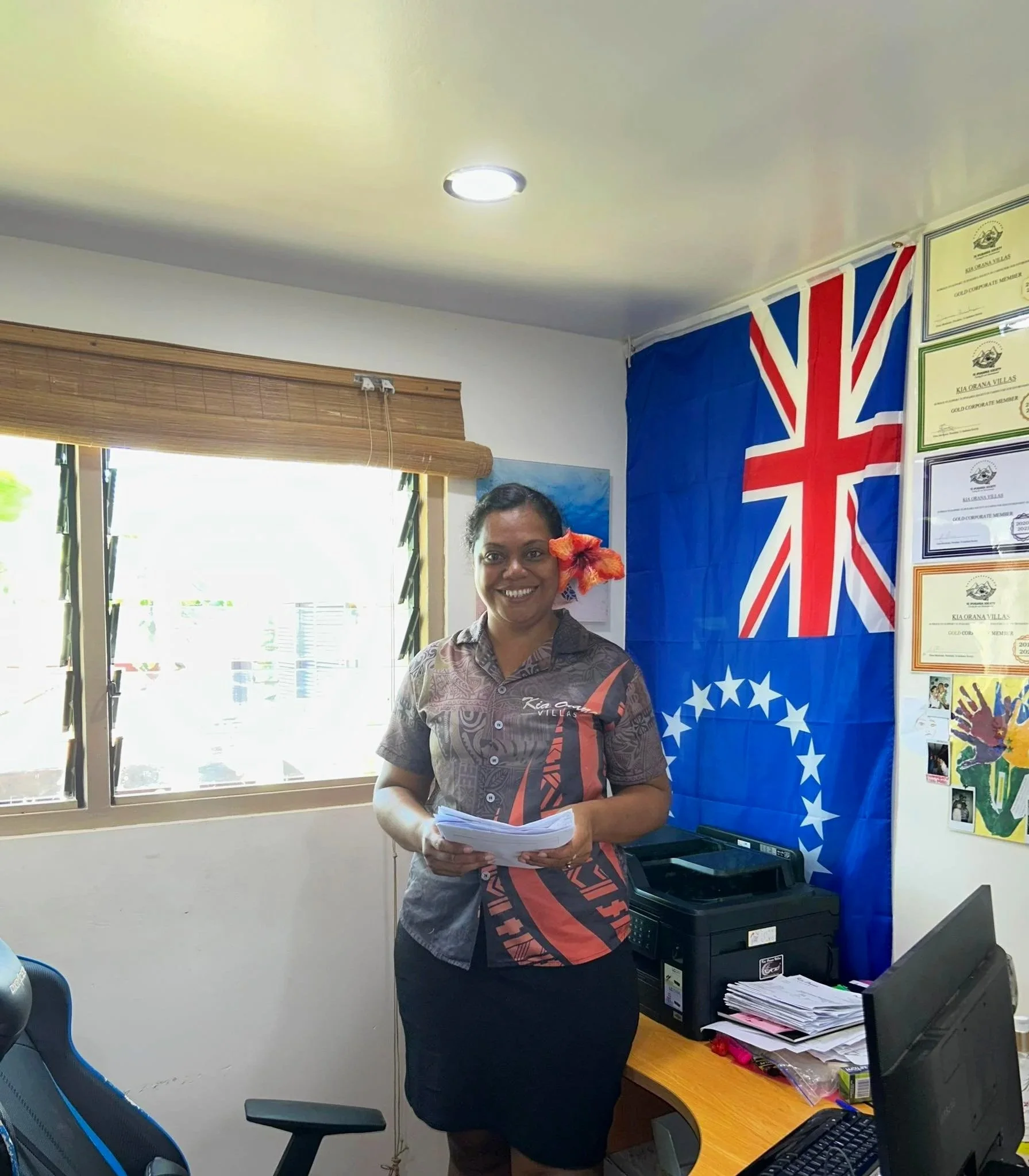 Sane Cowan, General Manager of Kia Orana Villas & Spa