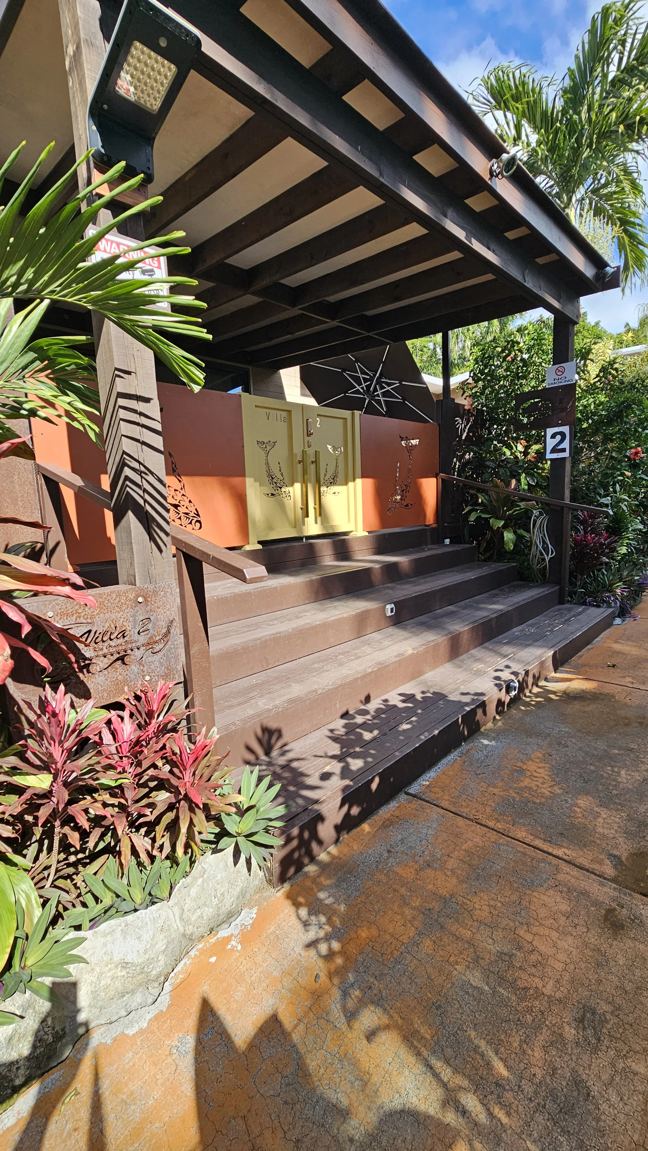 Entrance to Villas 2 &3