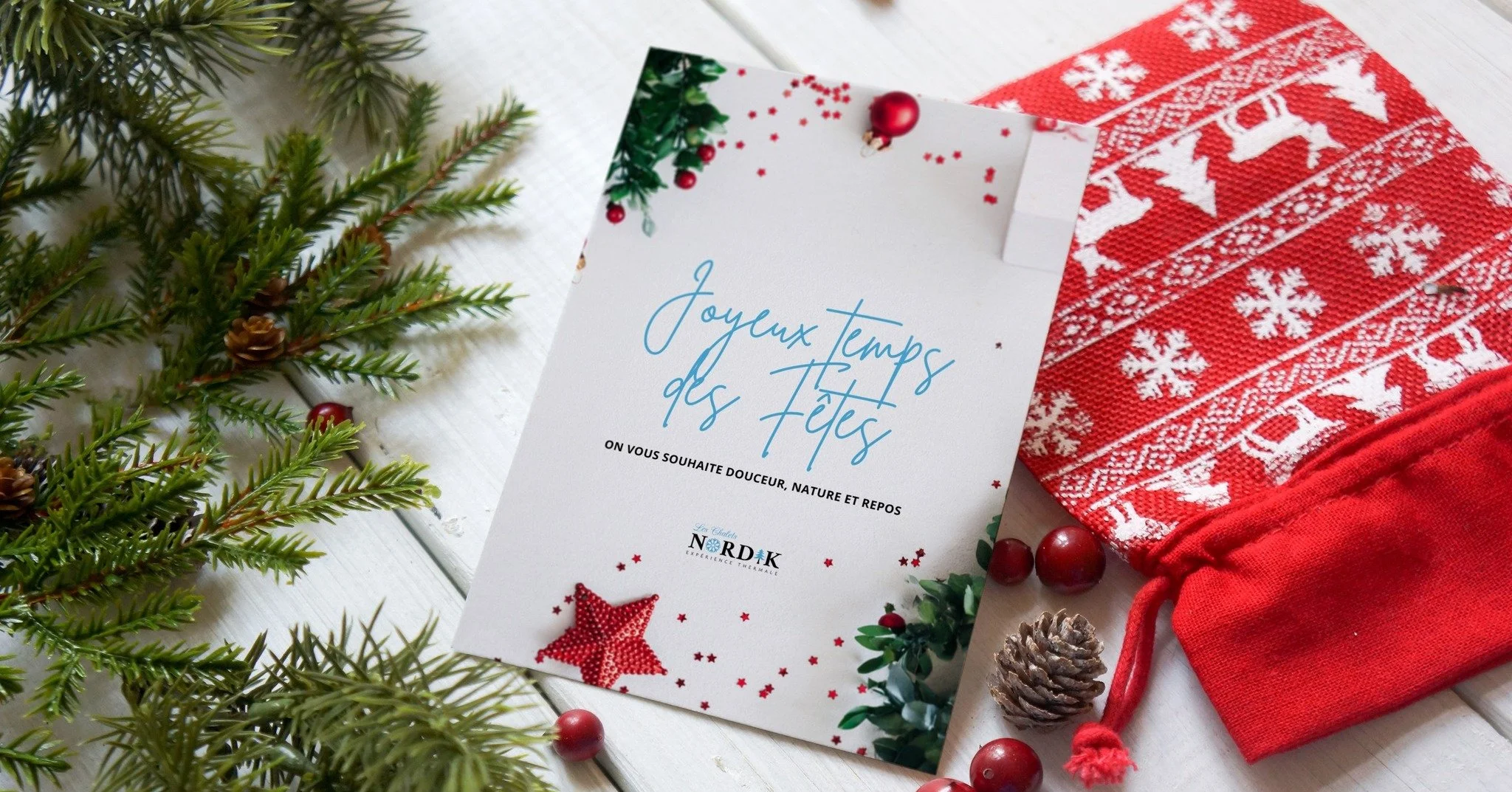 Joyeux temps des F&ecirc;tes ❄️

On vous souhaite des moments de calme, de chaleur et de reconnexion
Du temps pour ralentir, respirer et profiter de l&rsquo;hiver

Merci de faire partie de l&rsquo;aventure Les Chalets Nordik