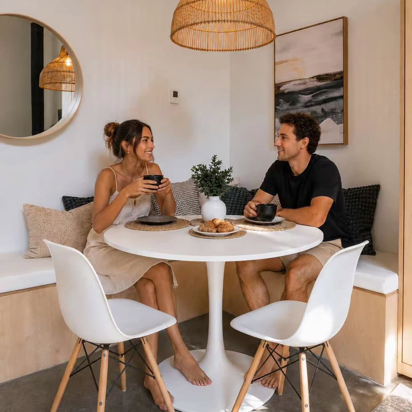 ☕ Voici le genre de matin qui fait du bien.

Pas de r&eacute;veil.
Pas de circulation.
Pas de liste de t&acirc;ches.

Juste un caf&eacute; chaud, la lumi&egrave;re du matin qui entre dans le chalet et la sensation d'avoir enfin le temps de profiter d
