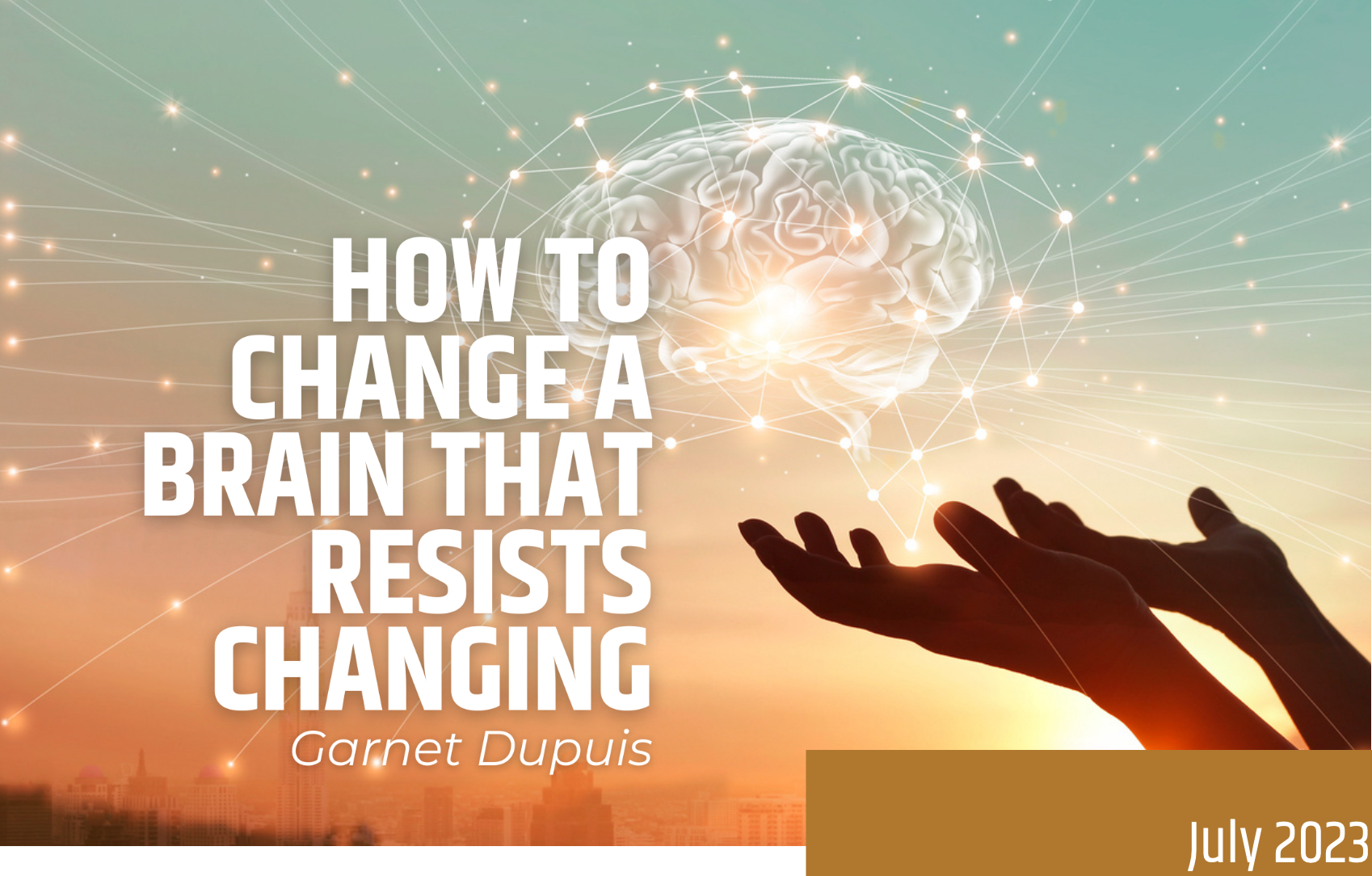 Hoe Verander Je een Brein dat Niet Wil Veranderen?