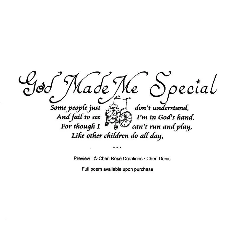 God Made Me Special