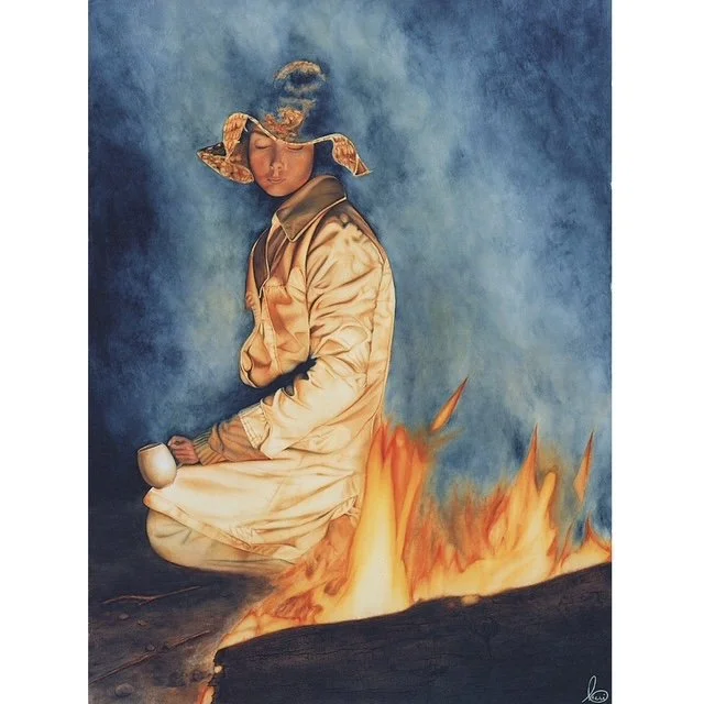 Contemplation private collection