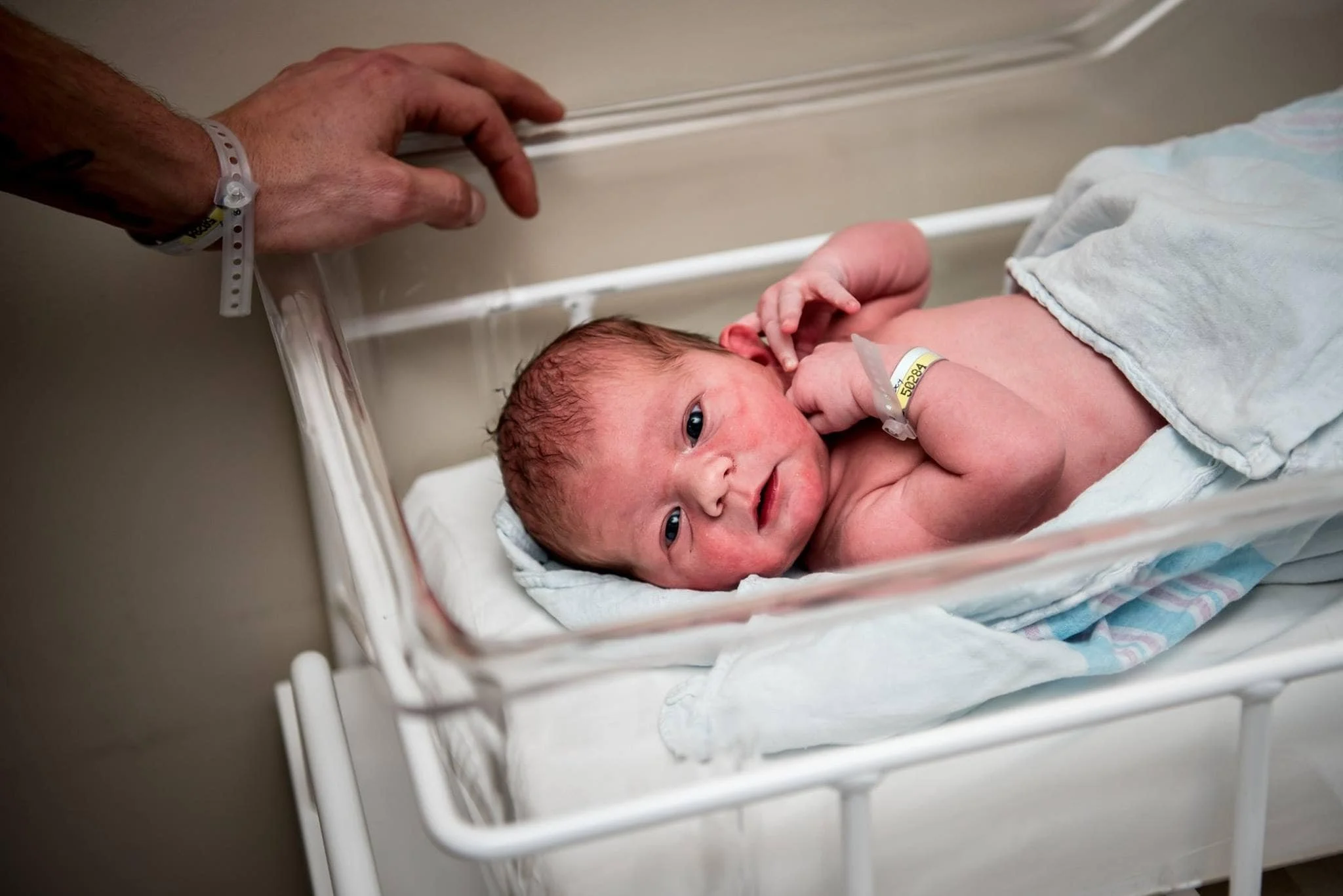 Newborn baby at Ottawa Hospital
