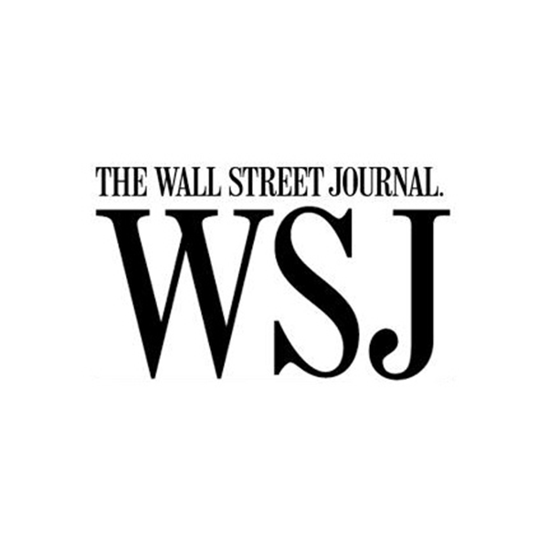 The logo of The Wall Street Journal with large initials 'WSJ' and small text above.