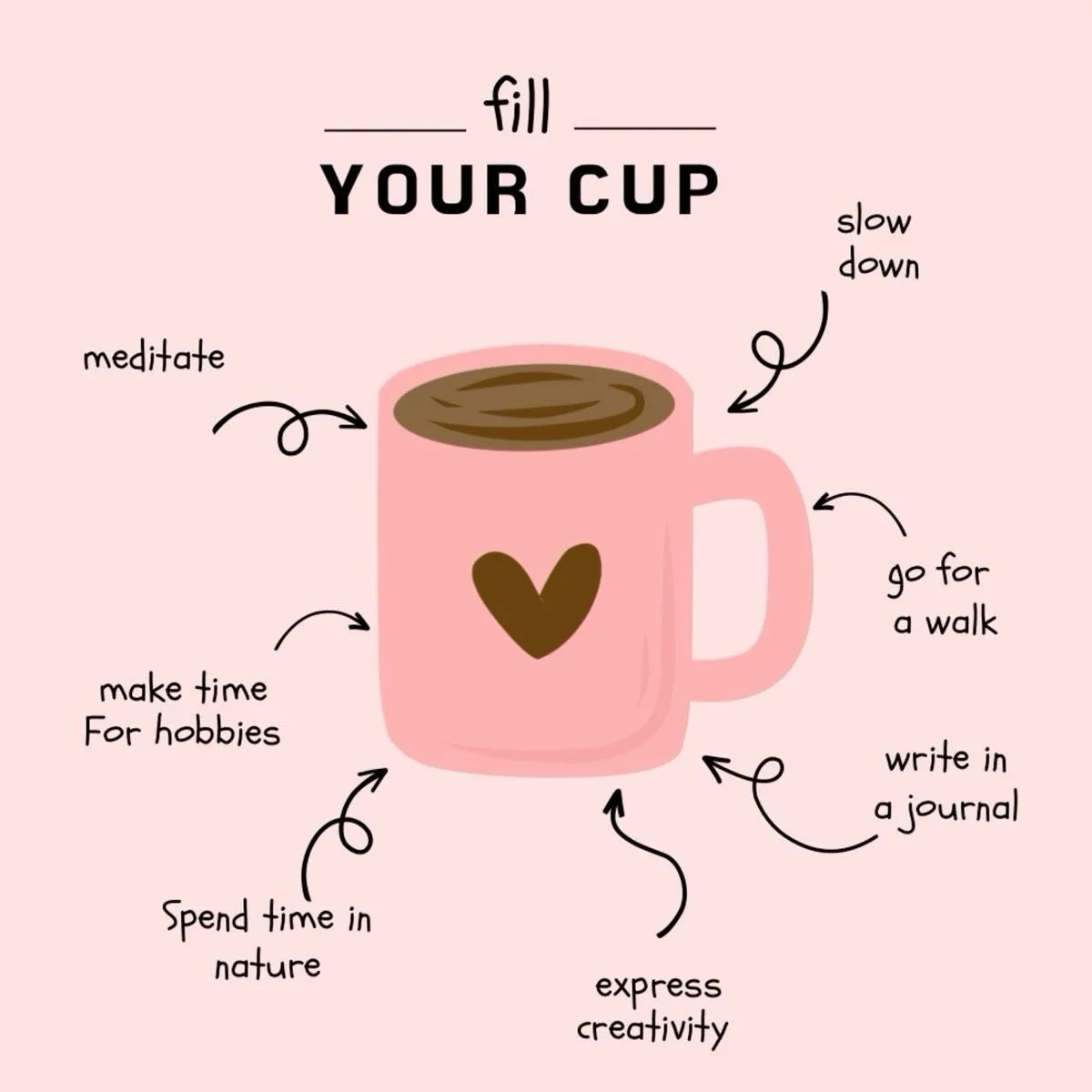 Your cup doesn&rsquo;t have to be overflowing to deserve care 🤍

Sometimes &ldquo;filling your cup&rdquo; looks quiet, simple, even small&mdash;
a few deep breaths, a slow walk, a moment of stillness in your day.

We often think self-care has to be 