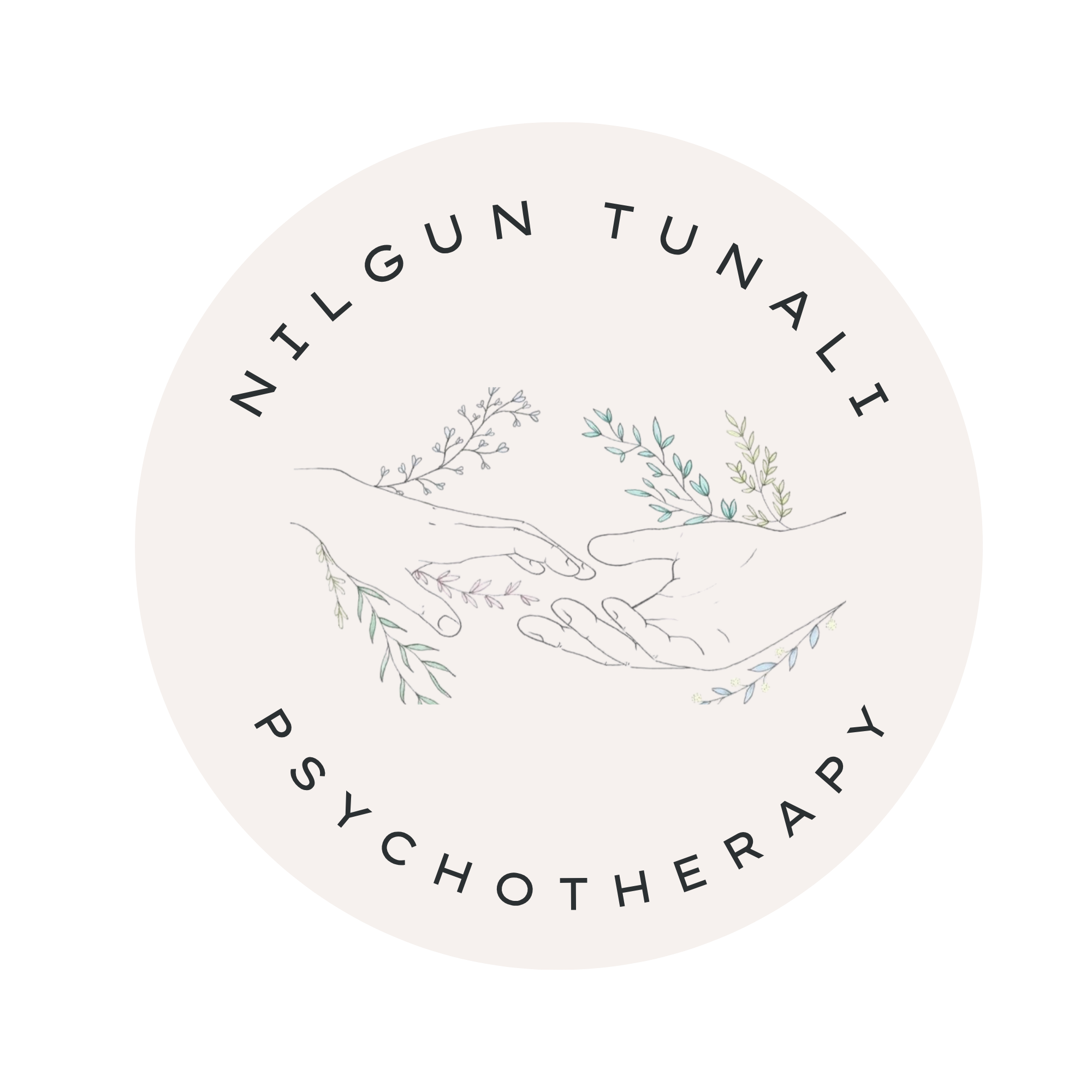 The logo of a brand called Nihl Gun Tuna, featuring a circular design with a floral illustration in the center and the words "Nihl Gun Tuna" around the top and "Psycho Mother" around the bottom.