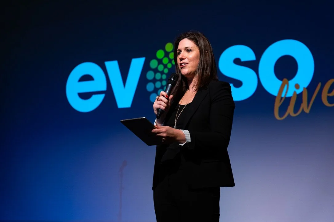 Erin Weed delivering keynote