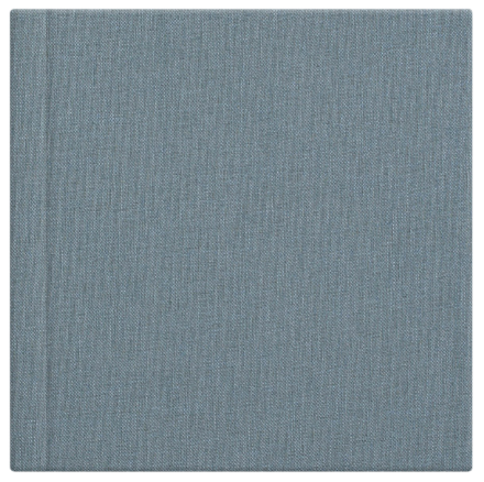 Ein blaues, leeres Albumcover mit leichter Textur.
