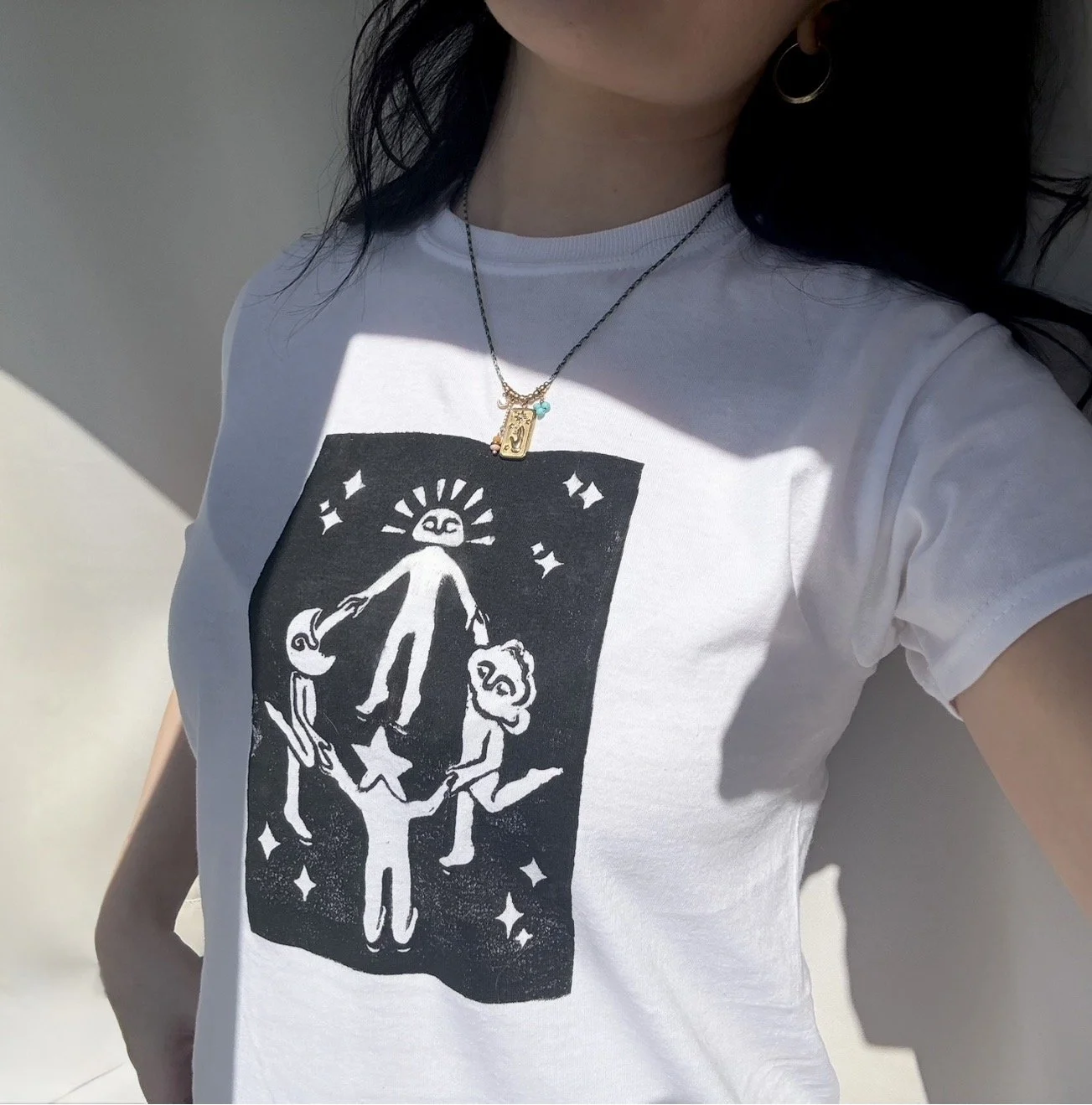 Sky Dancers Graphic Print T-shirt
