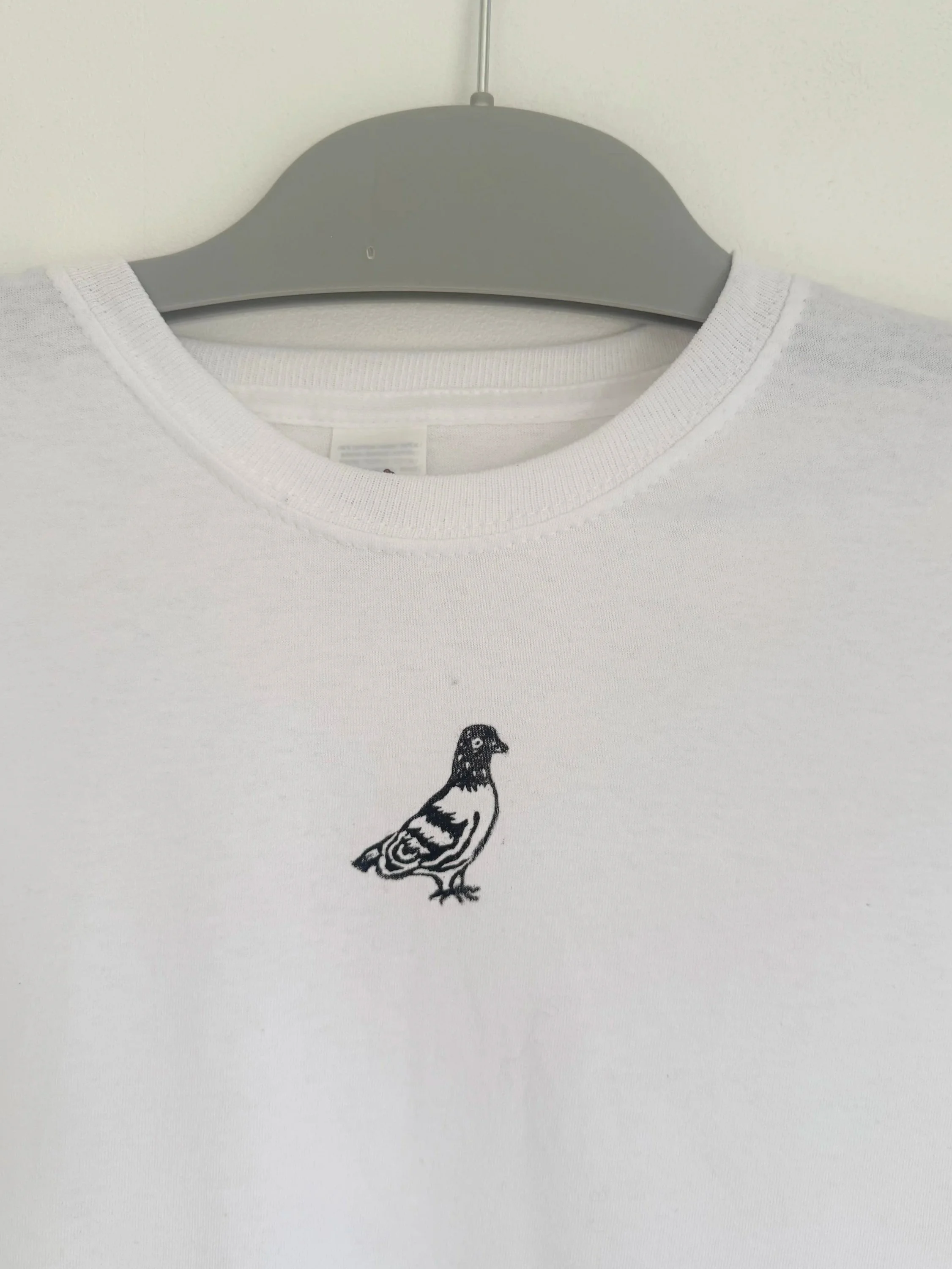 Pigeon Graphic Print T-Shirt