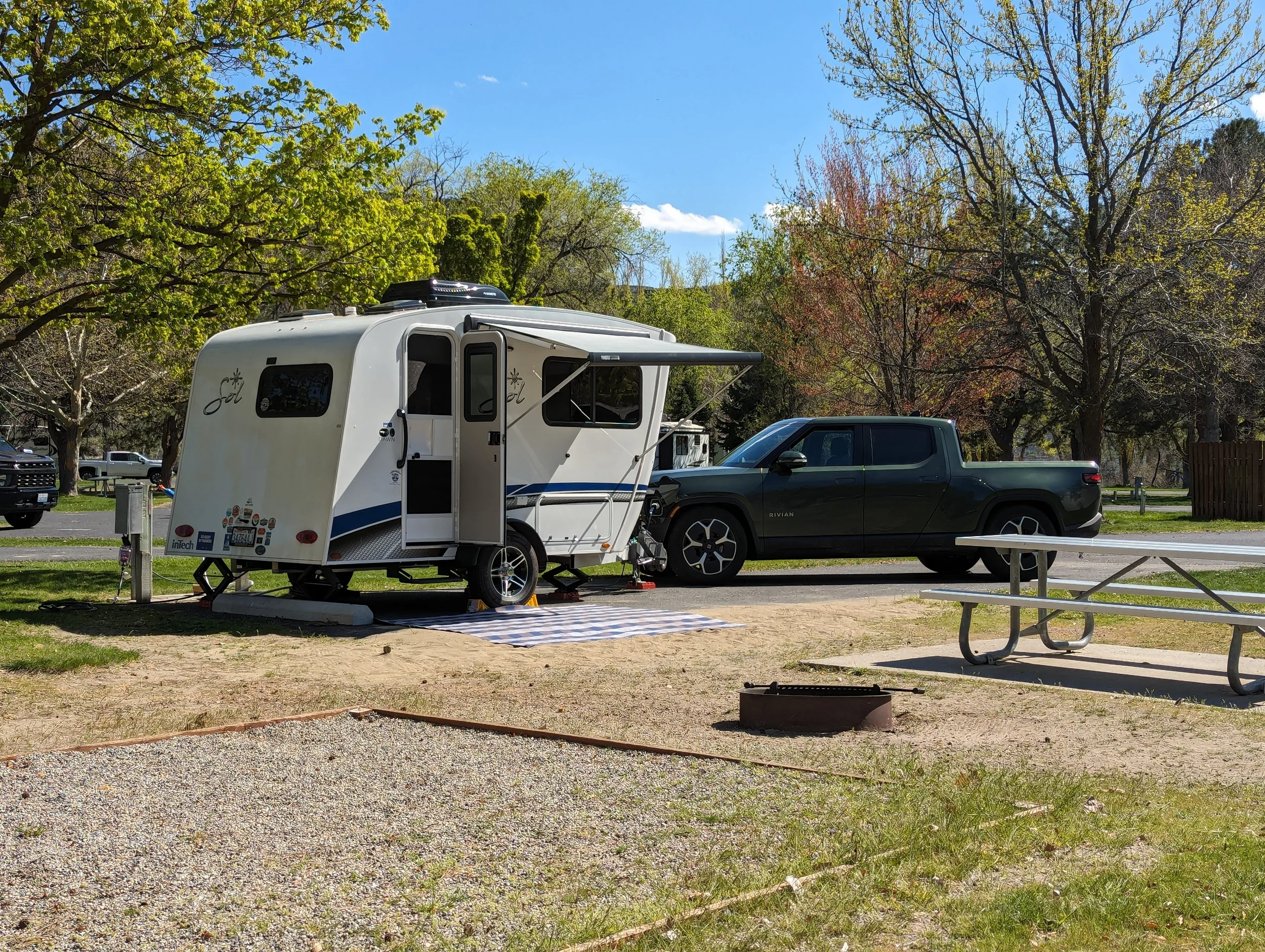 Out camping!