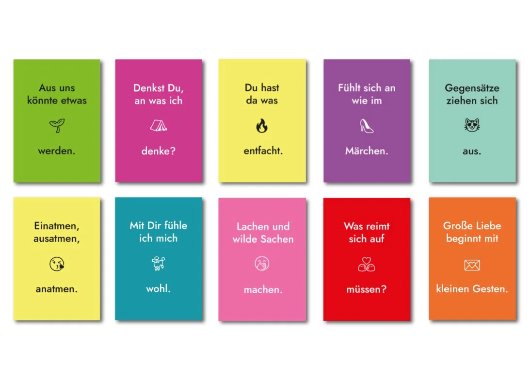 Love Edition Chat-Cards Set - 10 Postkarten