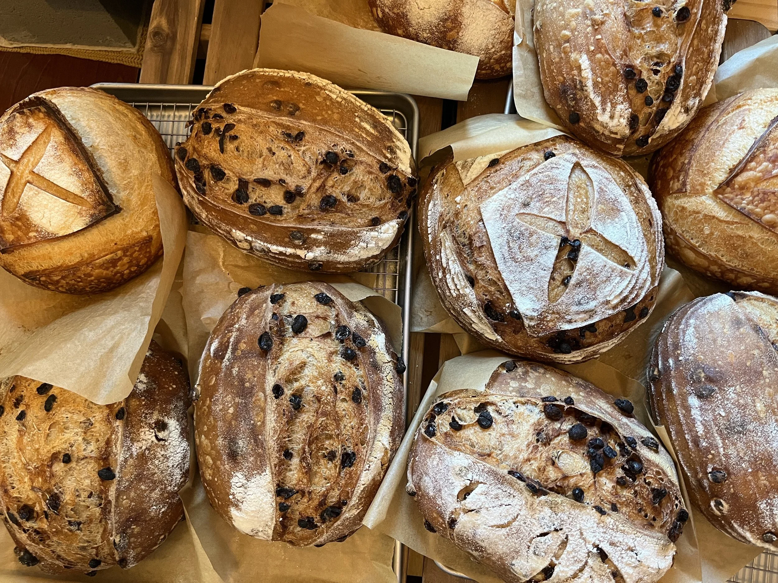 Organic Cinnamon Raisin Sourdough Bread