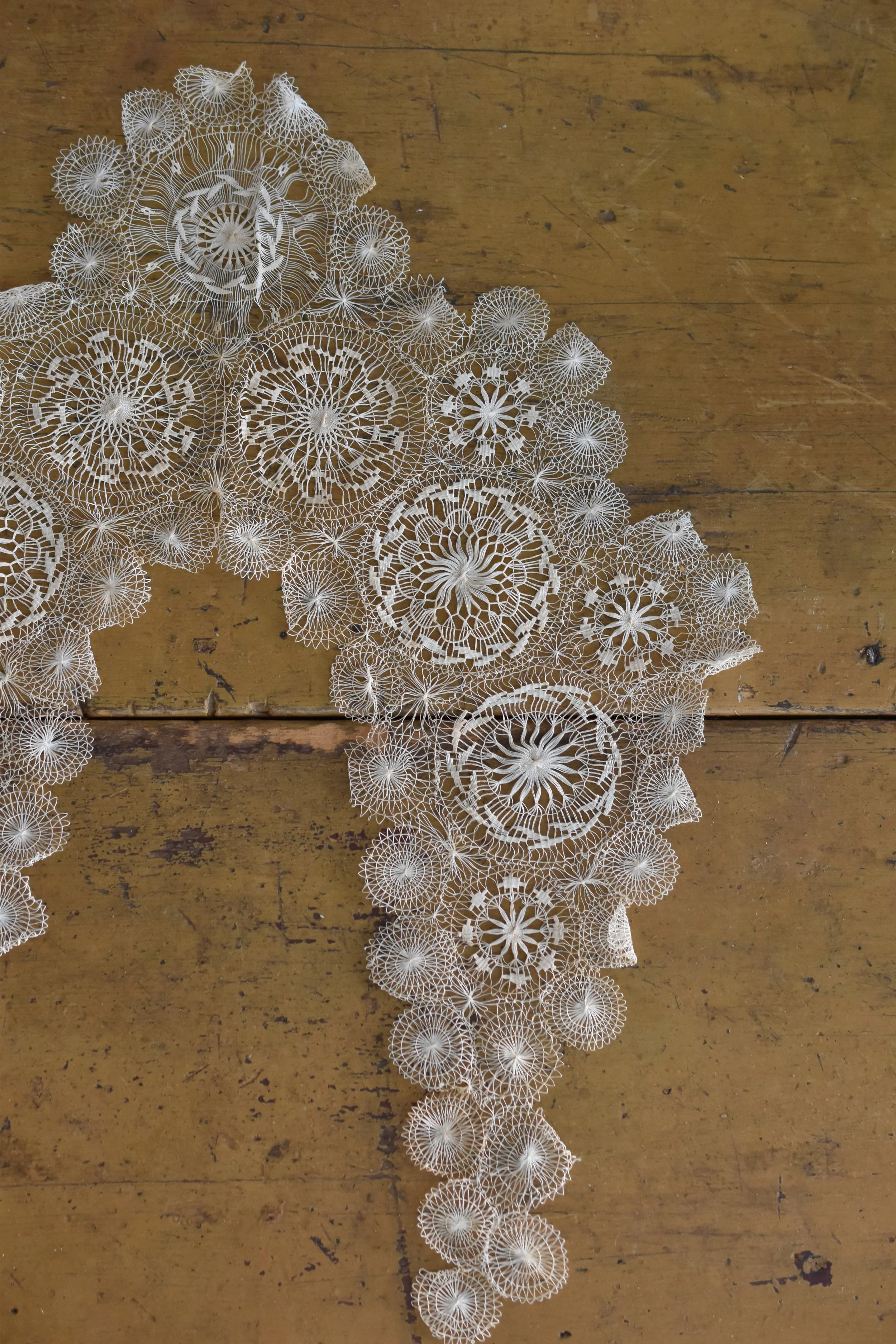 Antique Nanduti Lace Collar