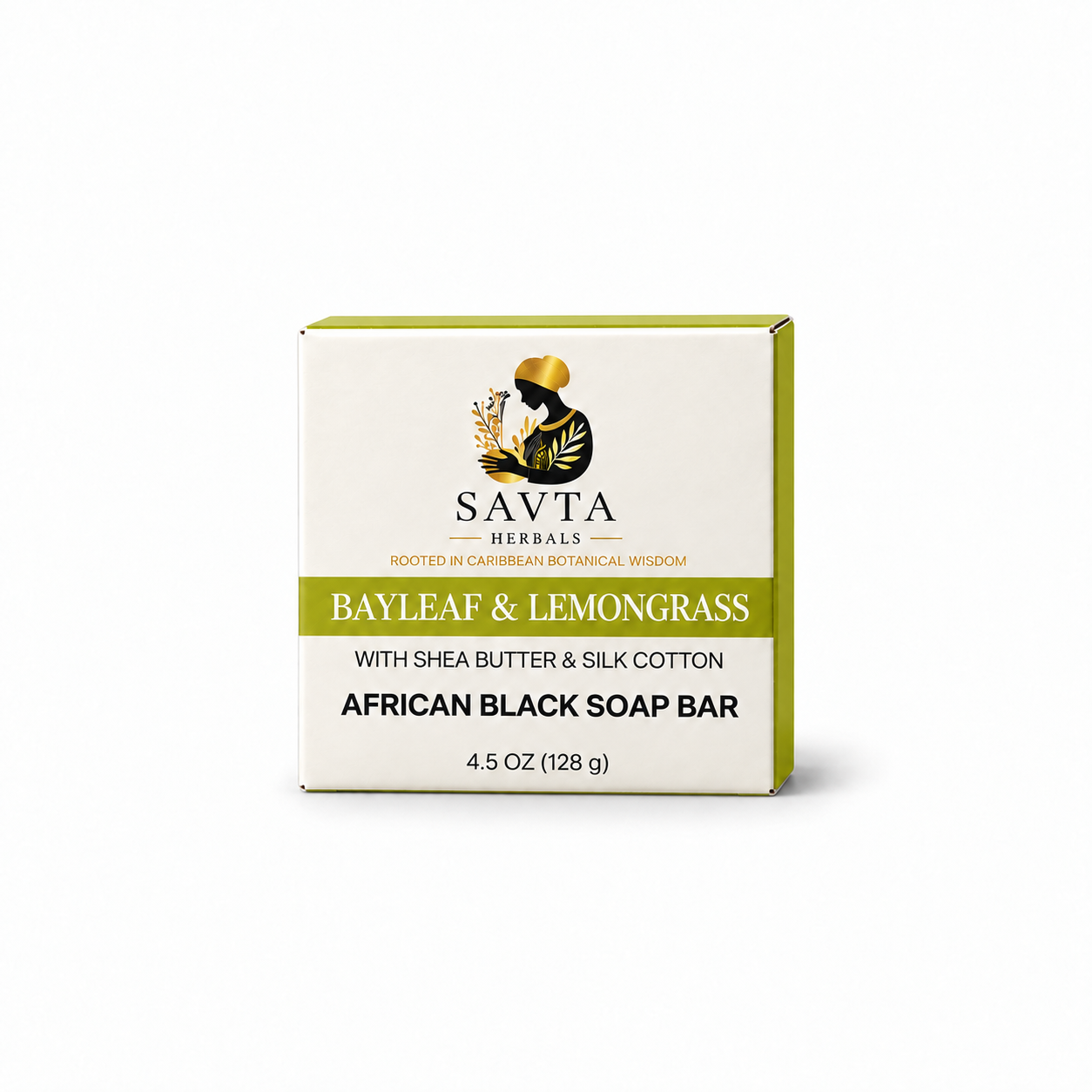 Bayleaf & Lemongrass African Black Soap Bar