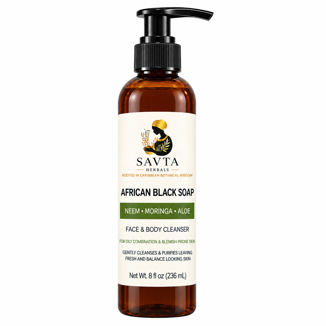 Neem, Moringa & Aloe Face & Body Wash