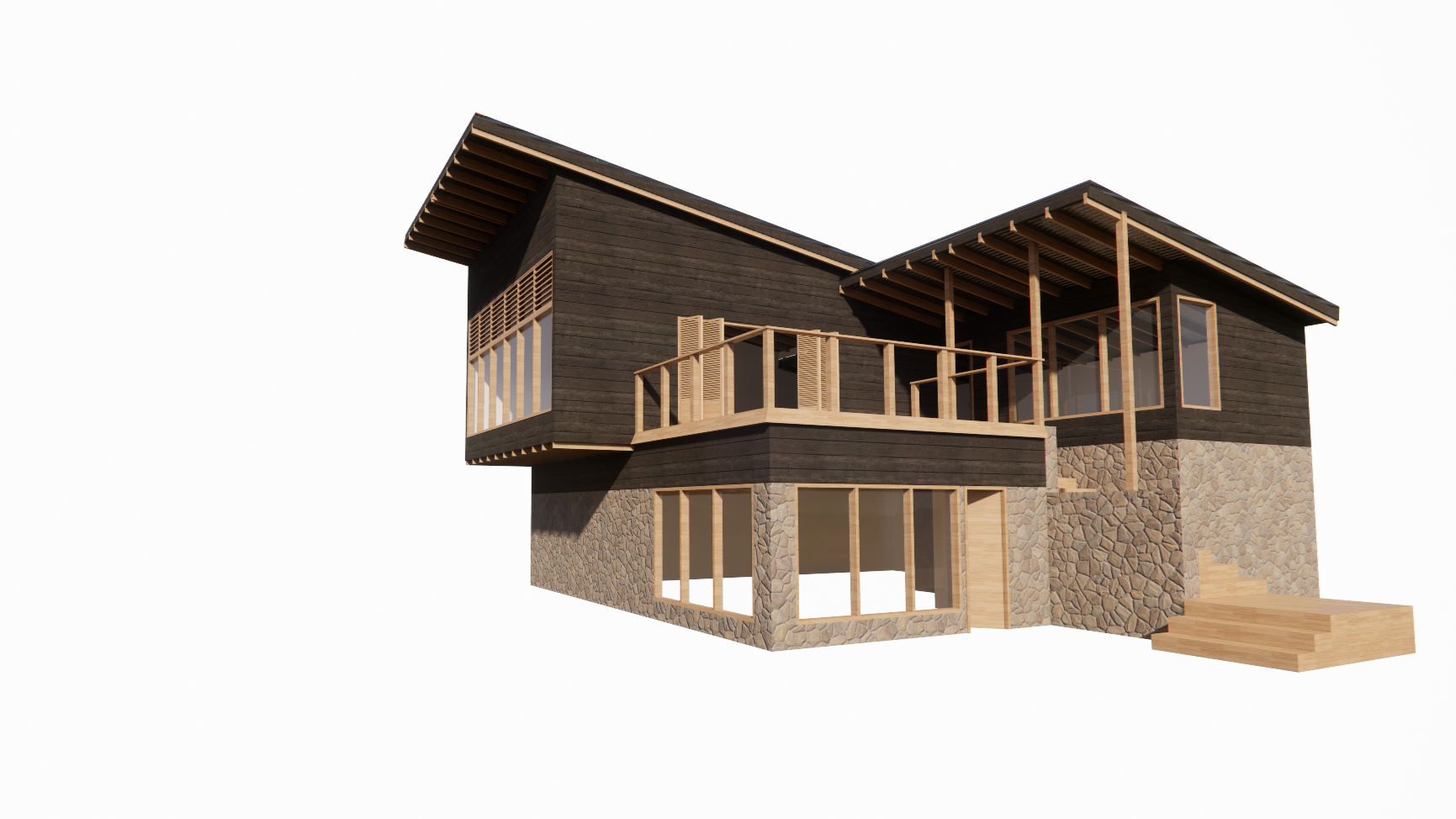 SketchUp model (rendered in Enscape)