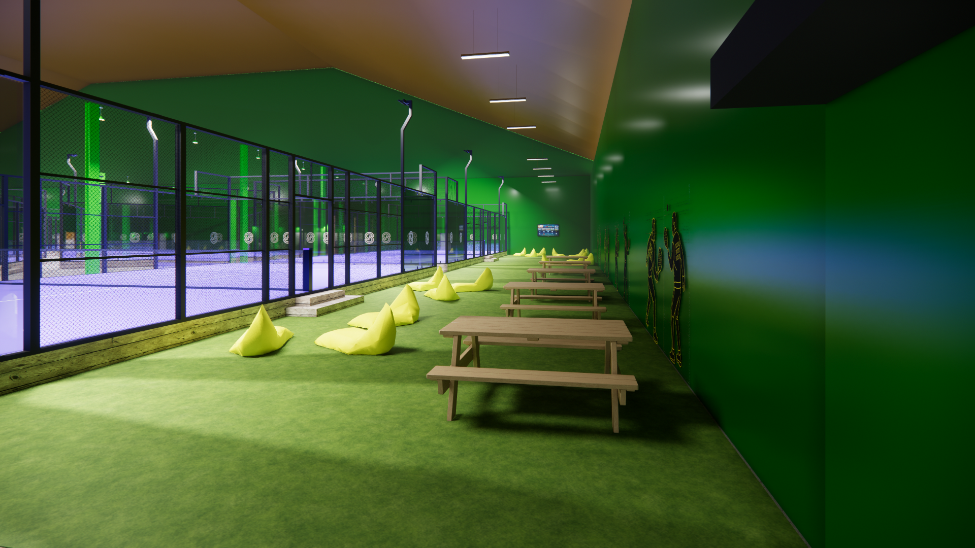 S3 Padel-Seating