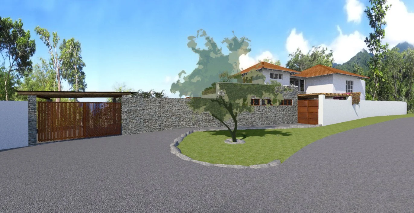 Front Entrance Driveway