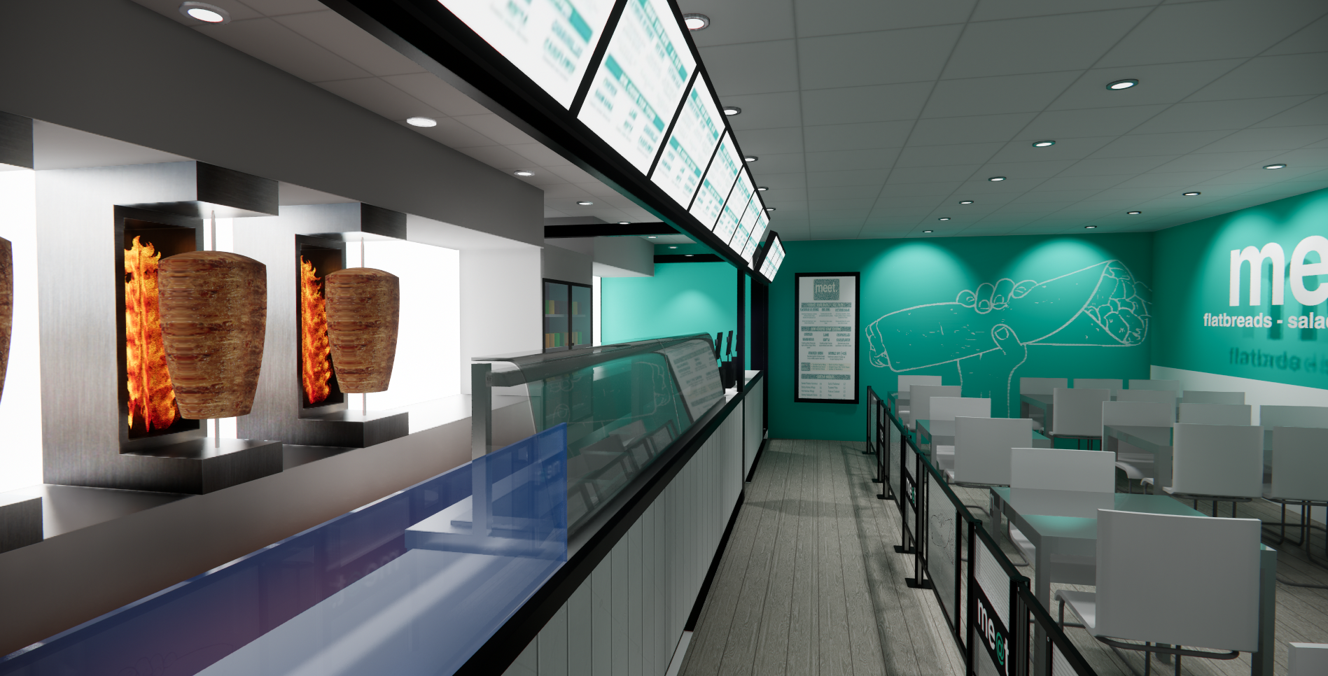 Restaurant counter 2