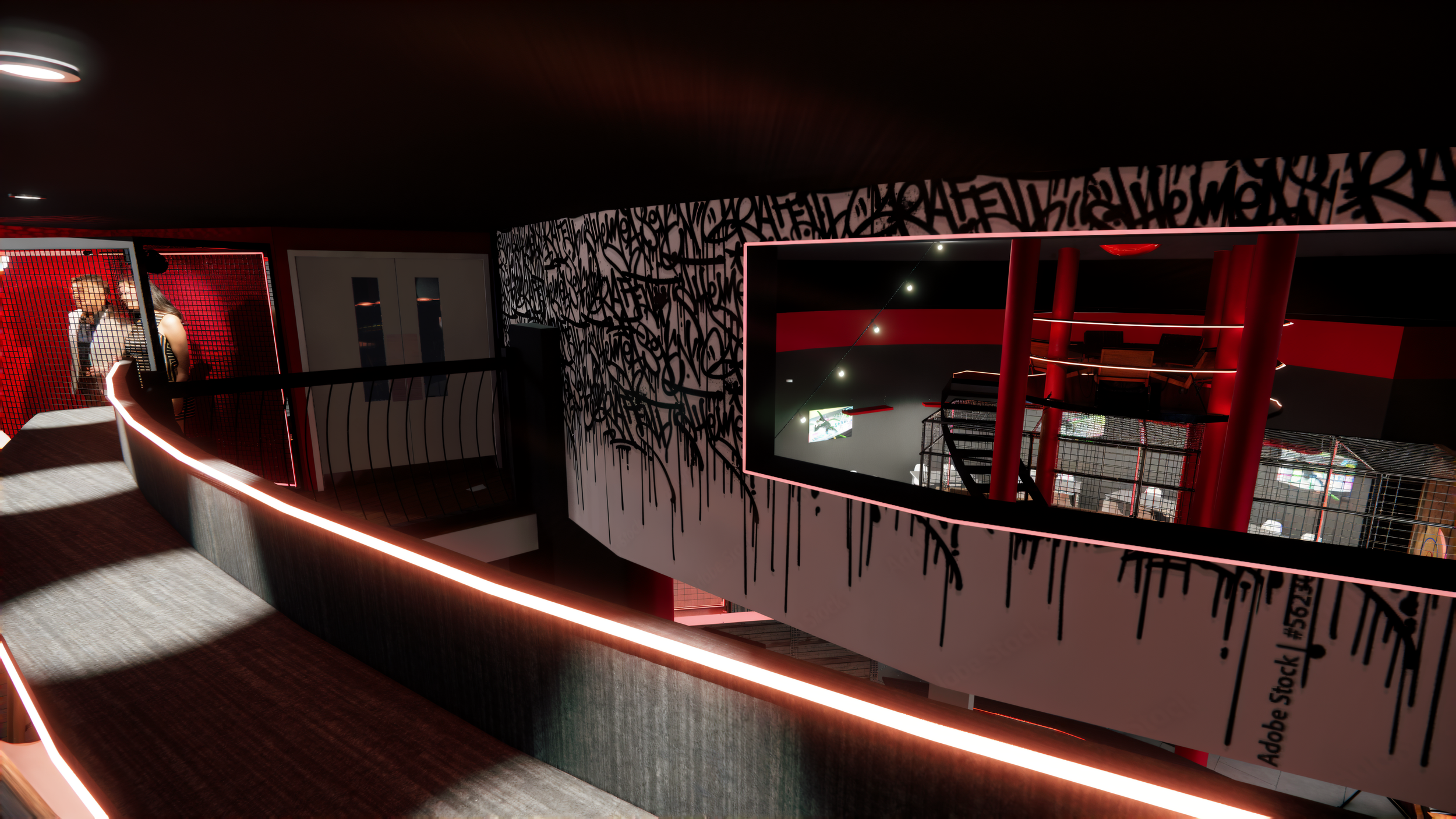 Rumble Rooms-Gallery viewing