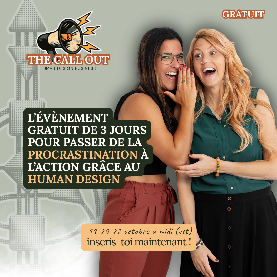 The Call out — L'Académie Assumée inc.
