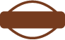 Icon of a brown hot dog with bun