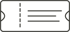 A digital ticket or boarding pass display.