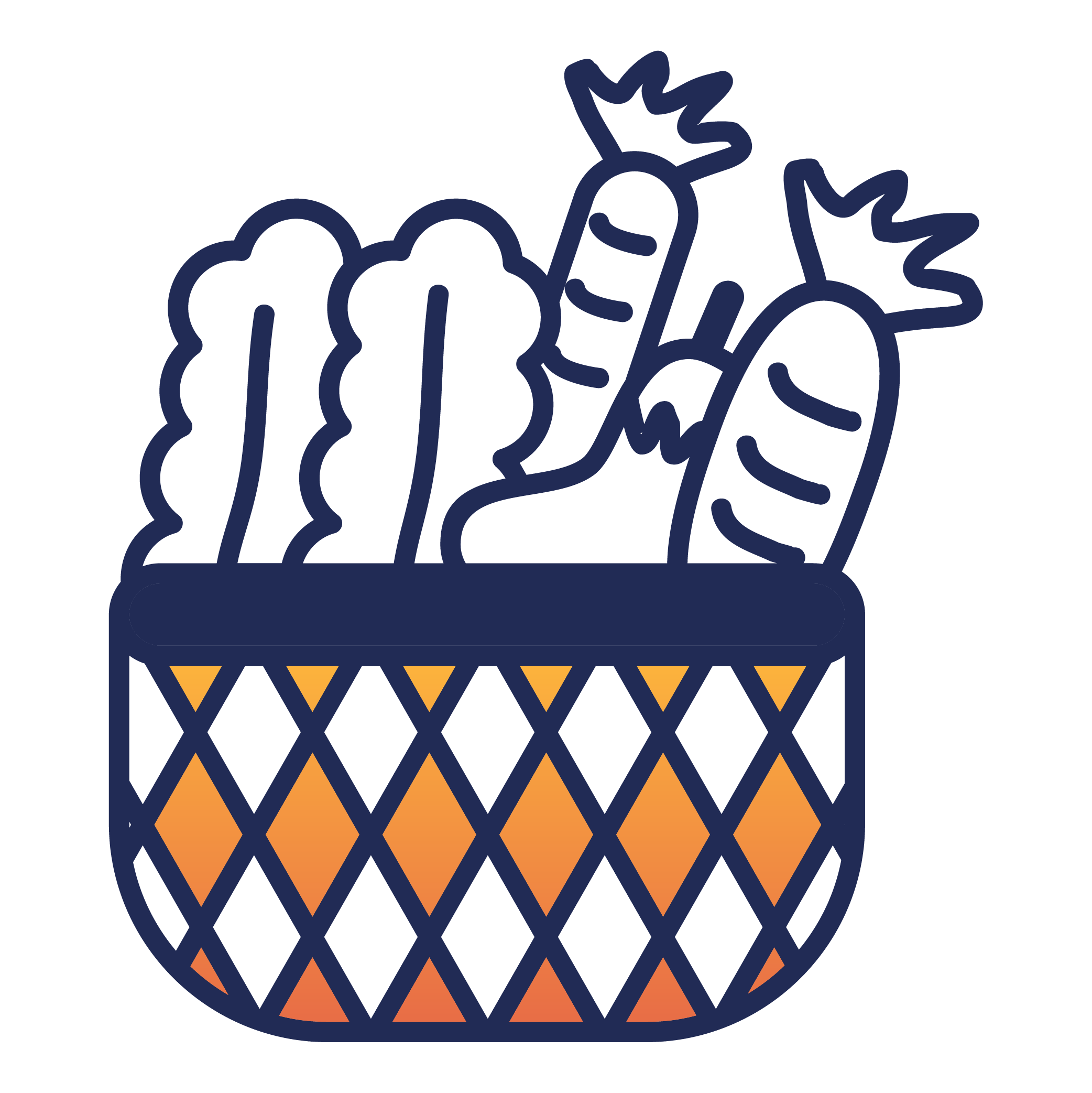 icon of vegetables in a basket