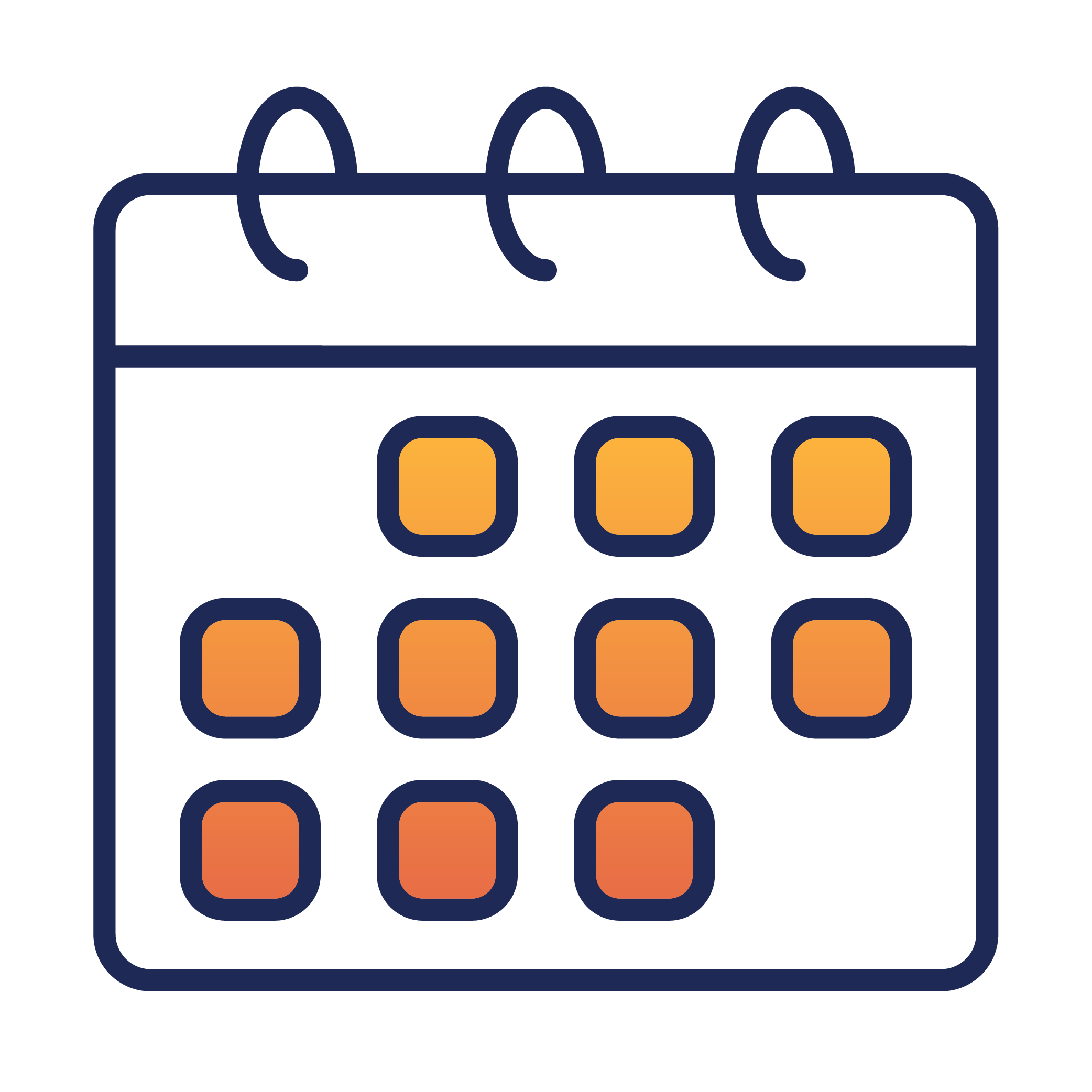 icon of calendar