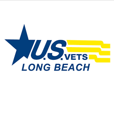U.S. VETS Long Beach logo with a blue star and yellow stripes.