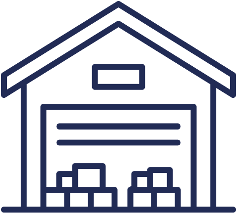 icon of warehouse