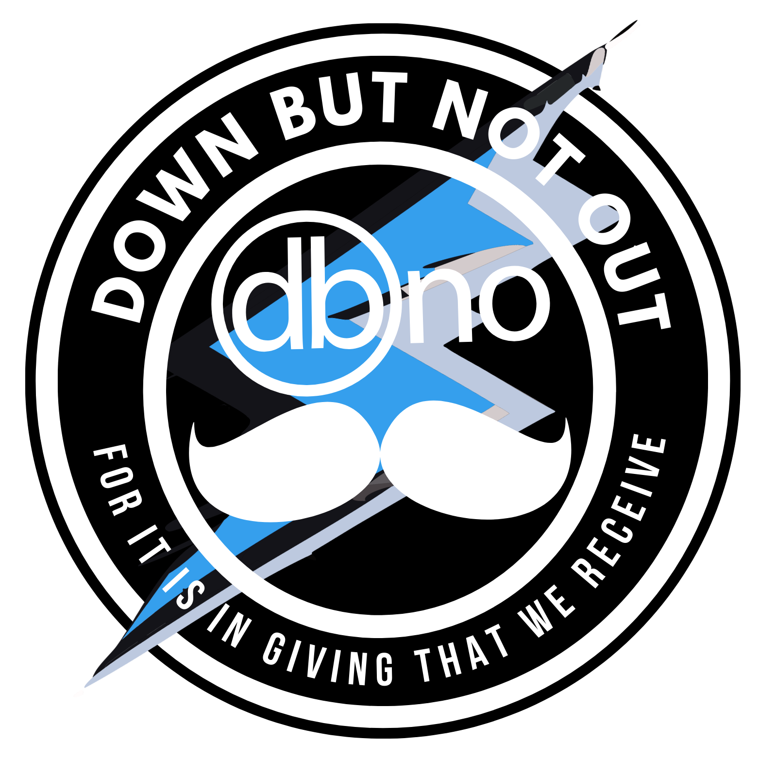 Down But Not Out logo