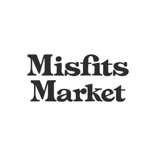 Logo with the text "Misfits Market" in bold black font on a white background.