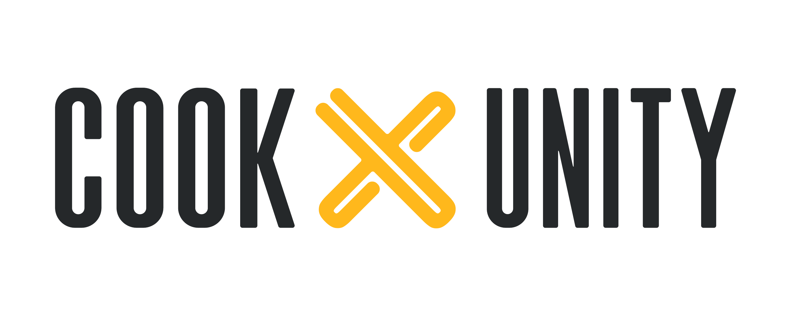 Logo of 'Crock County' with black text and an orange 'X' symbol in the center.