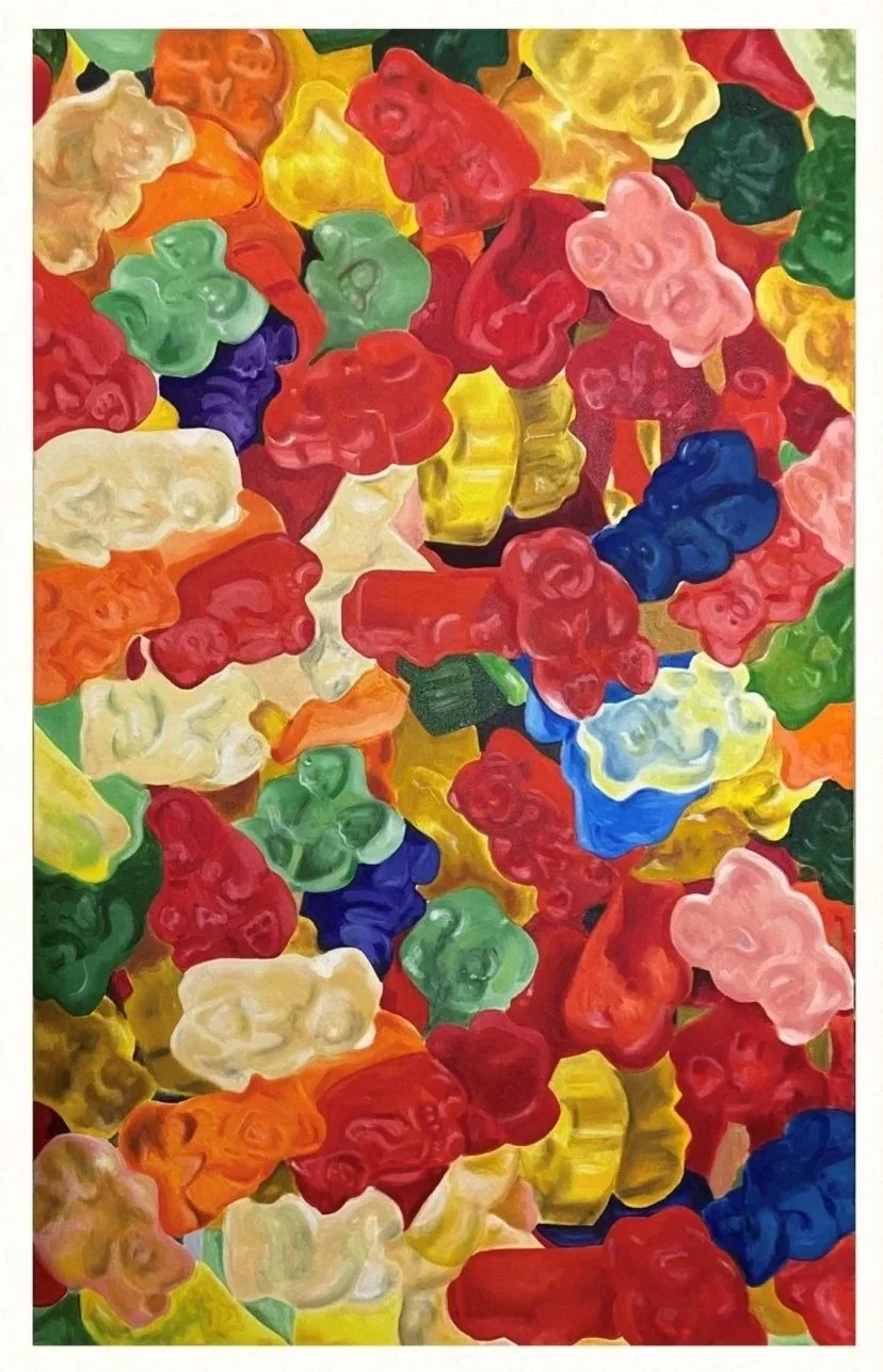 Gummi Bears. 30x48. Oil on Canvas. 2024