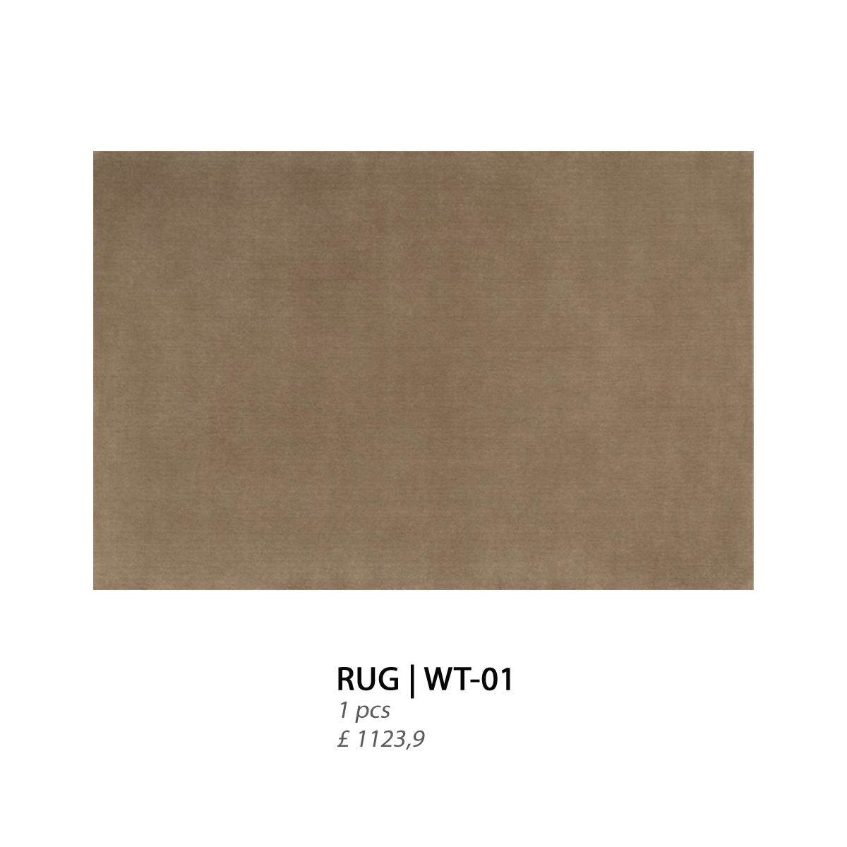 A large brown carpet.