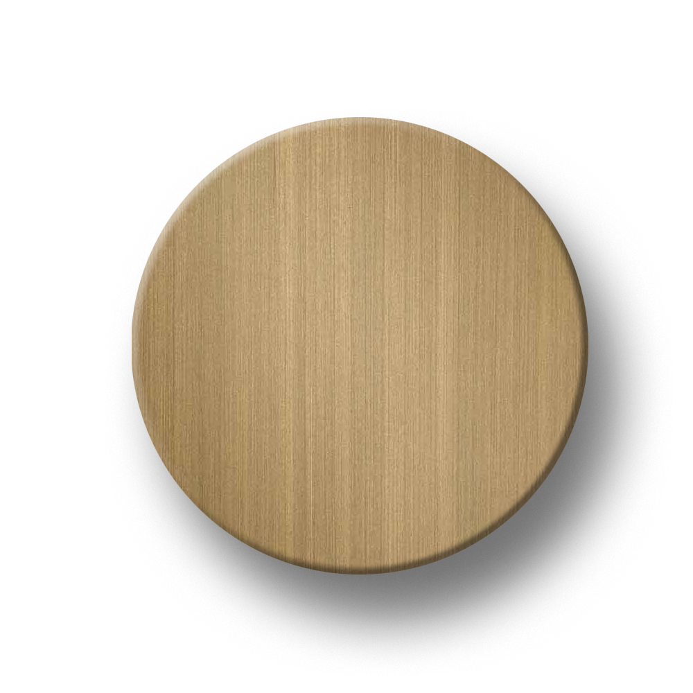 Brushed brass