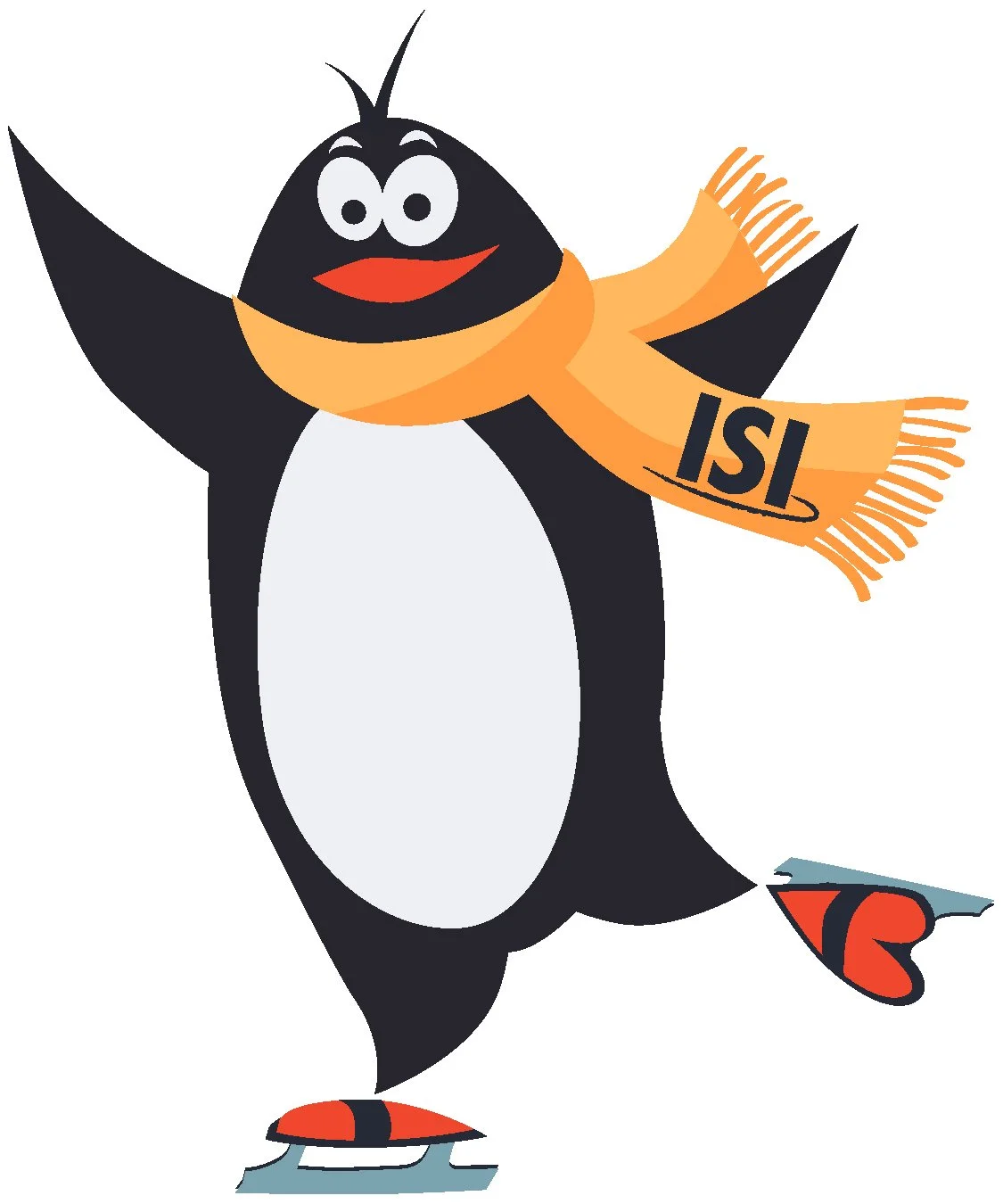 Flip the Penguin waving hello