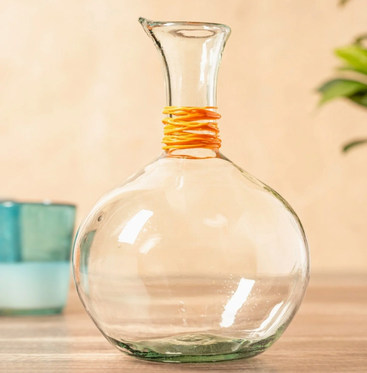 Carafe - Orange Swirl