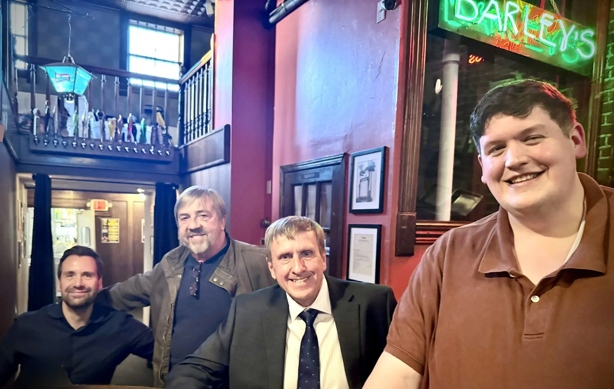 Left to right: Josh Turek, Charlie McConkey, Eric Armstrong and Benjamin Schauer